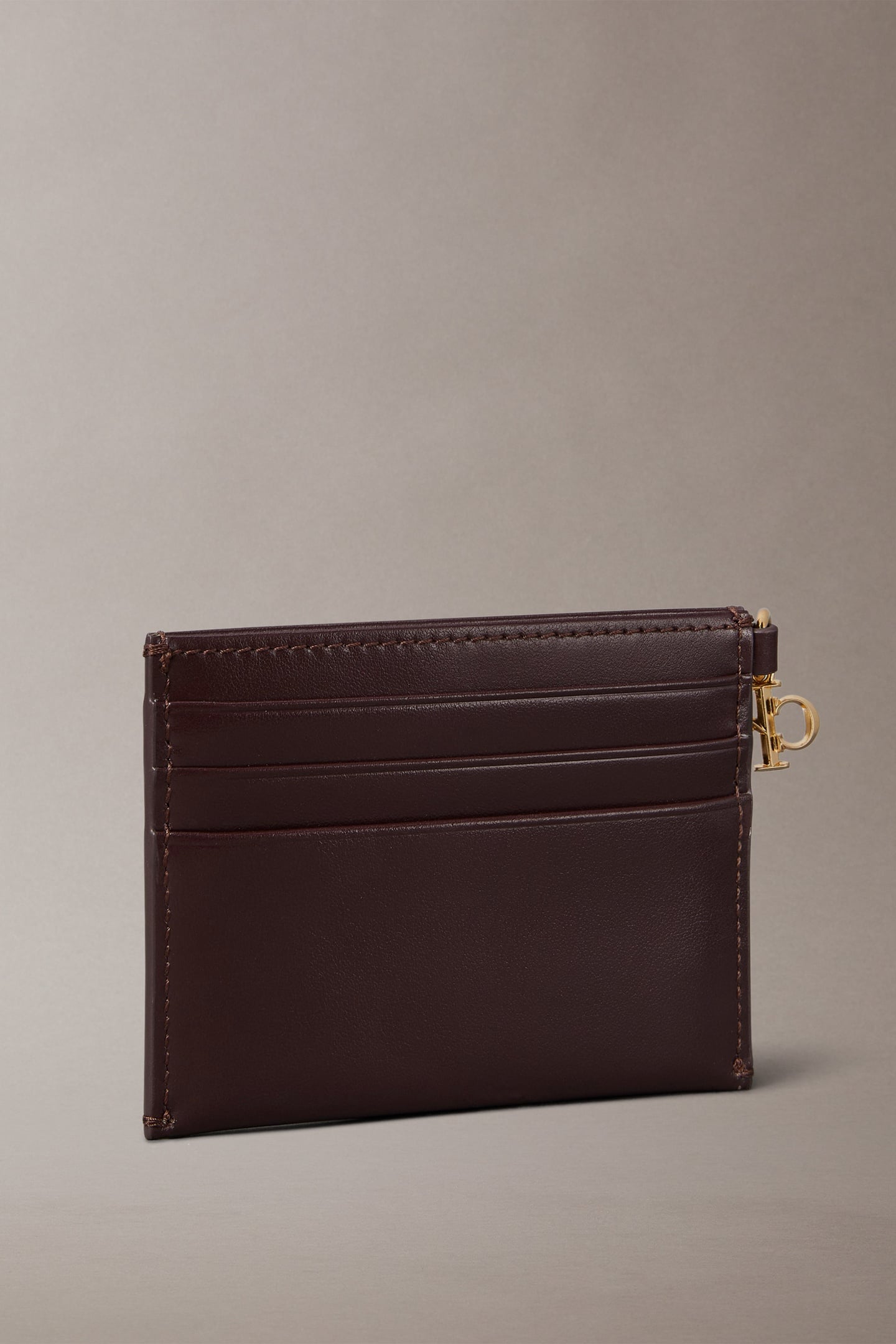 CK ZIP CARDCASE 6CC FUDGE 2