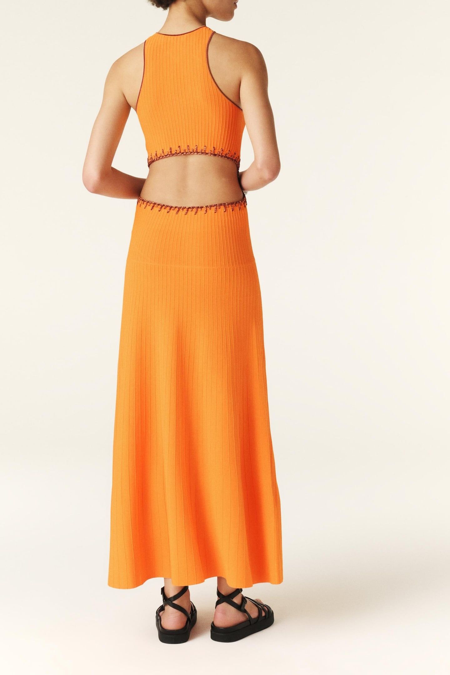 MID-LENGTH DRESS ORANGE 2