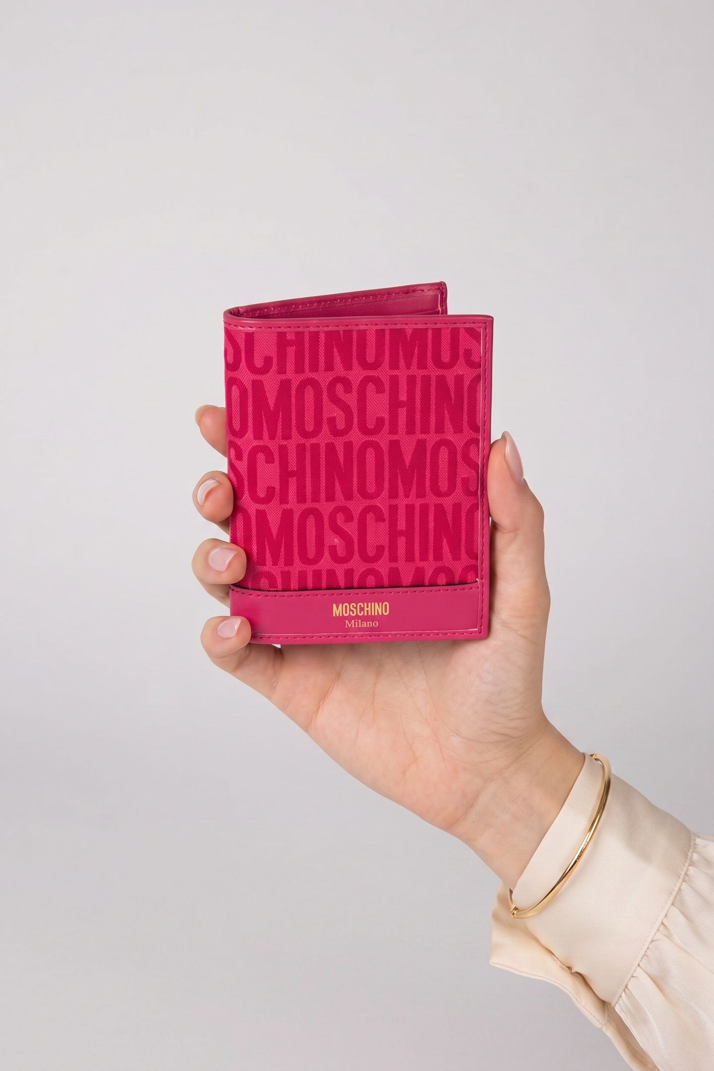 ALLOVER LOGO WALLET PINK 4