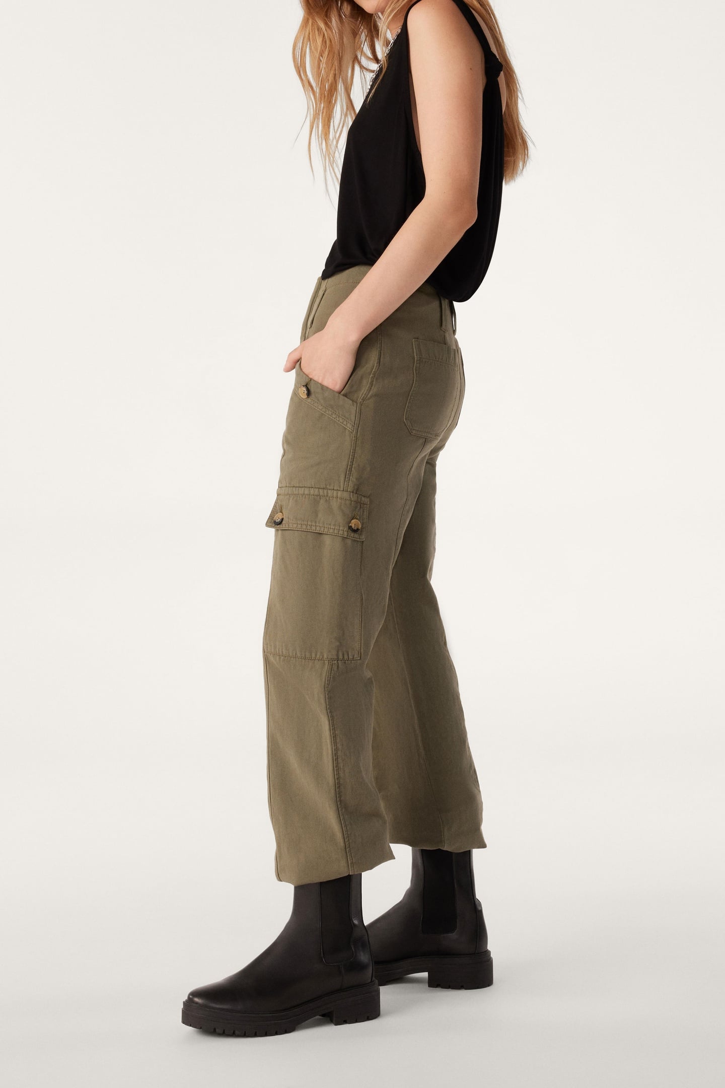 STRAIGHT TROUSERS KAKI 6