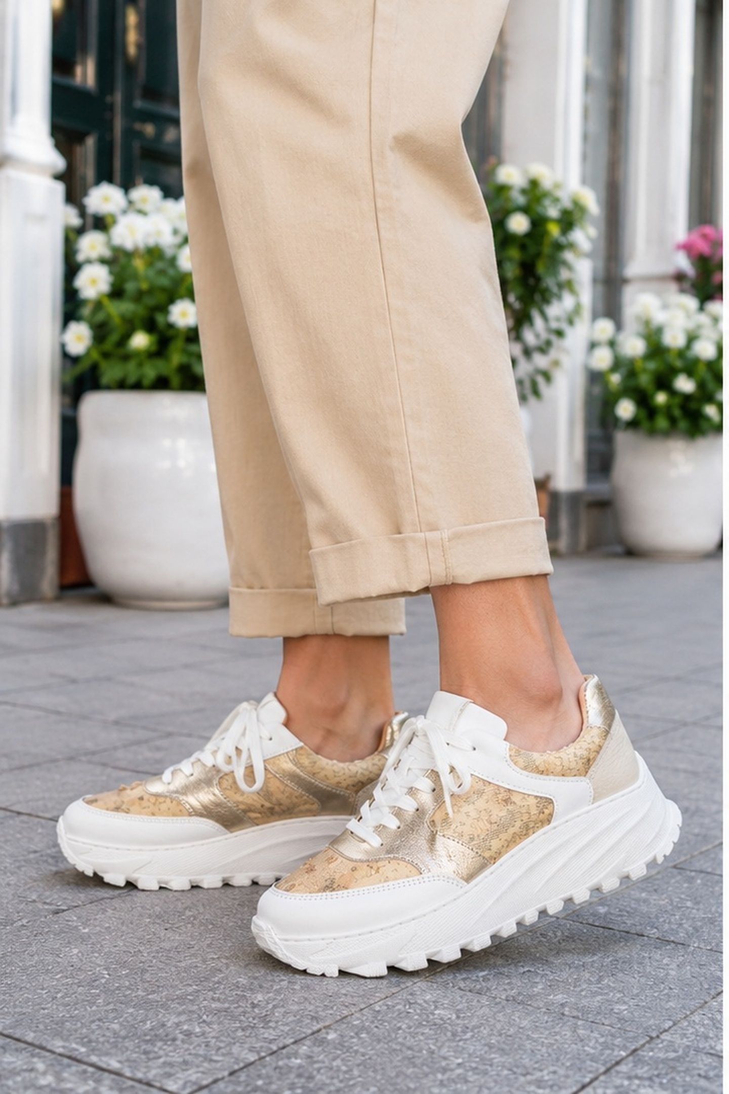 FAIRLIE SNAKE WHITE / CHAMPAGNE 2