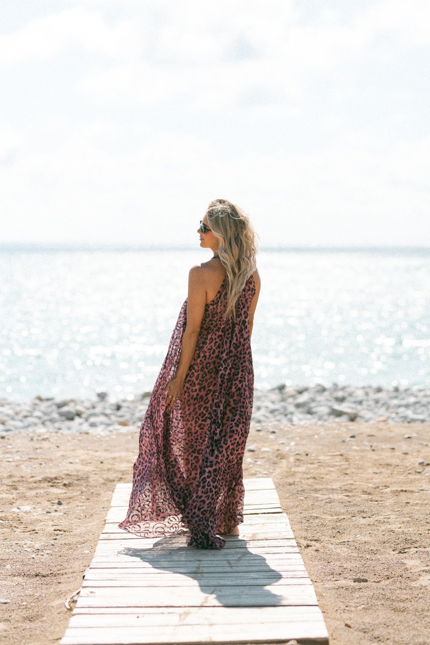 SUENO DRESS PINK LEOPARD PRINT 2