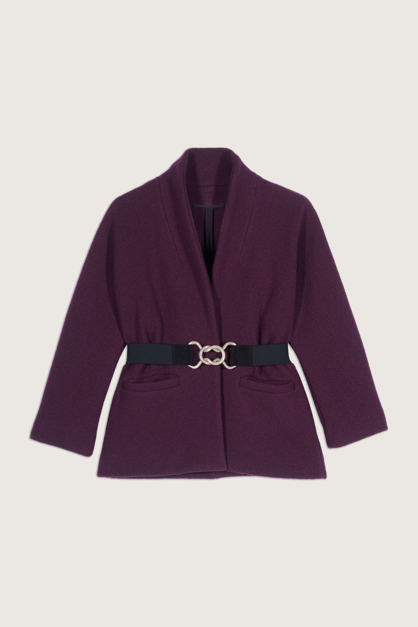 SHORT COAT BORDEAUX 2