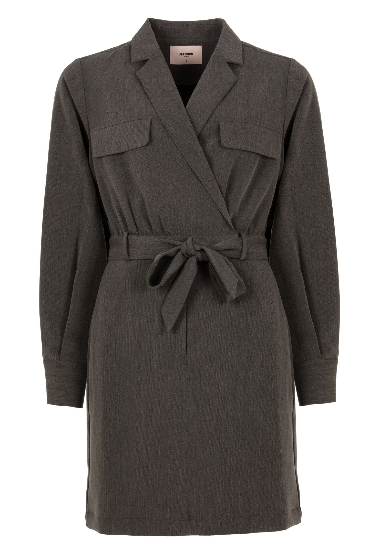 DORALINE DRESS DARK GREY 2