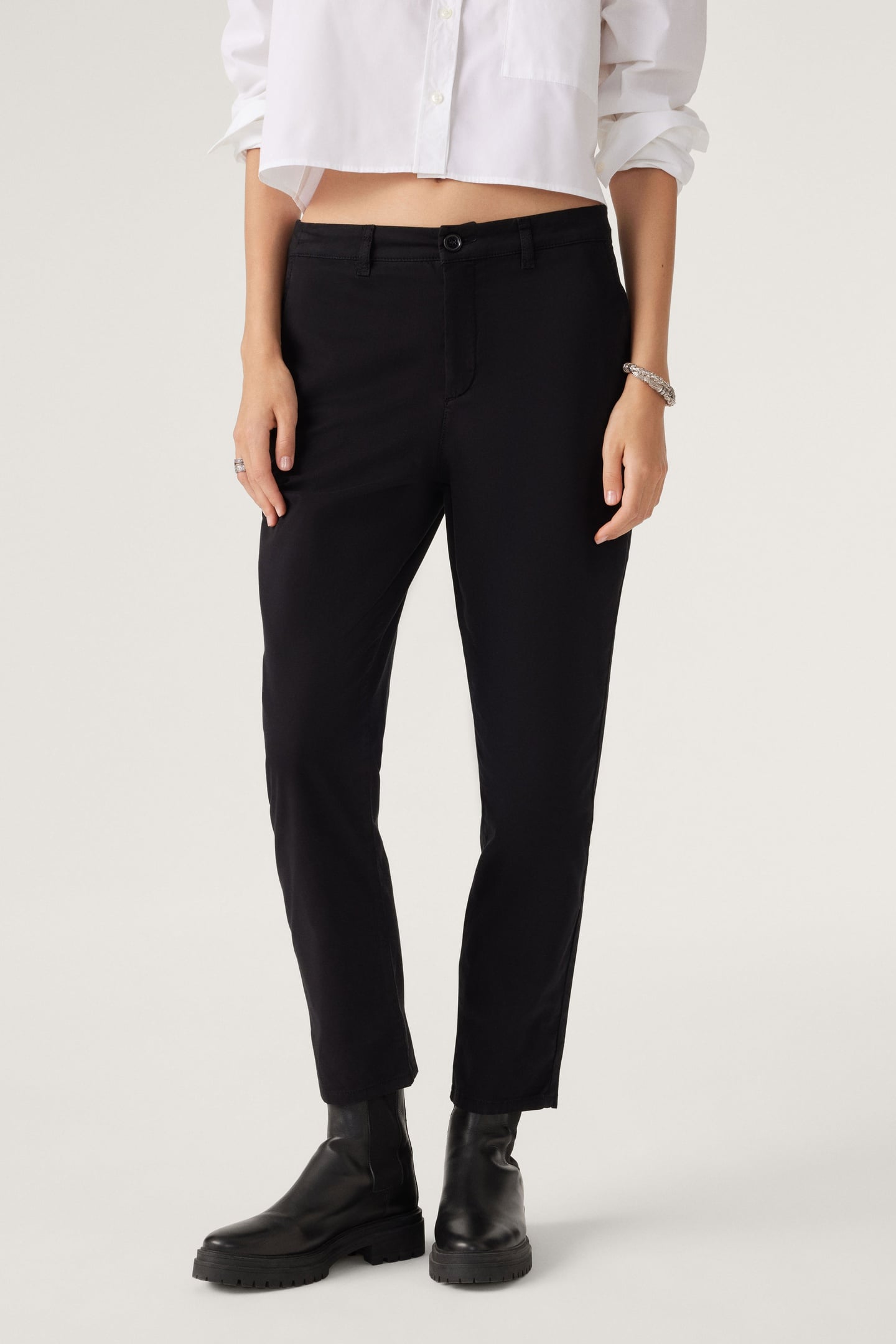 STRAIGHT TROUSERS BLACK 2