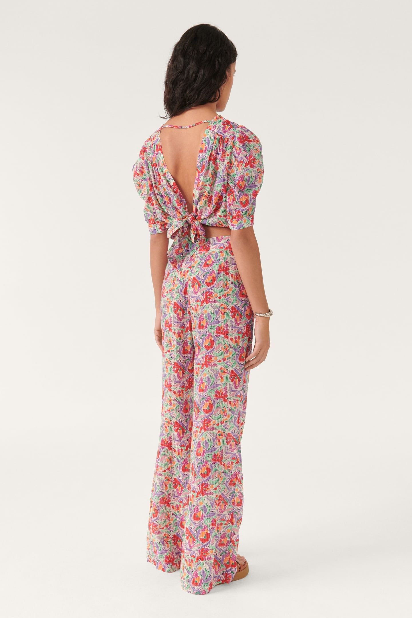 WIDE TROUSERS ECRU 2