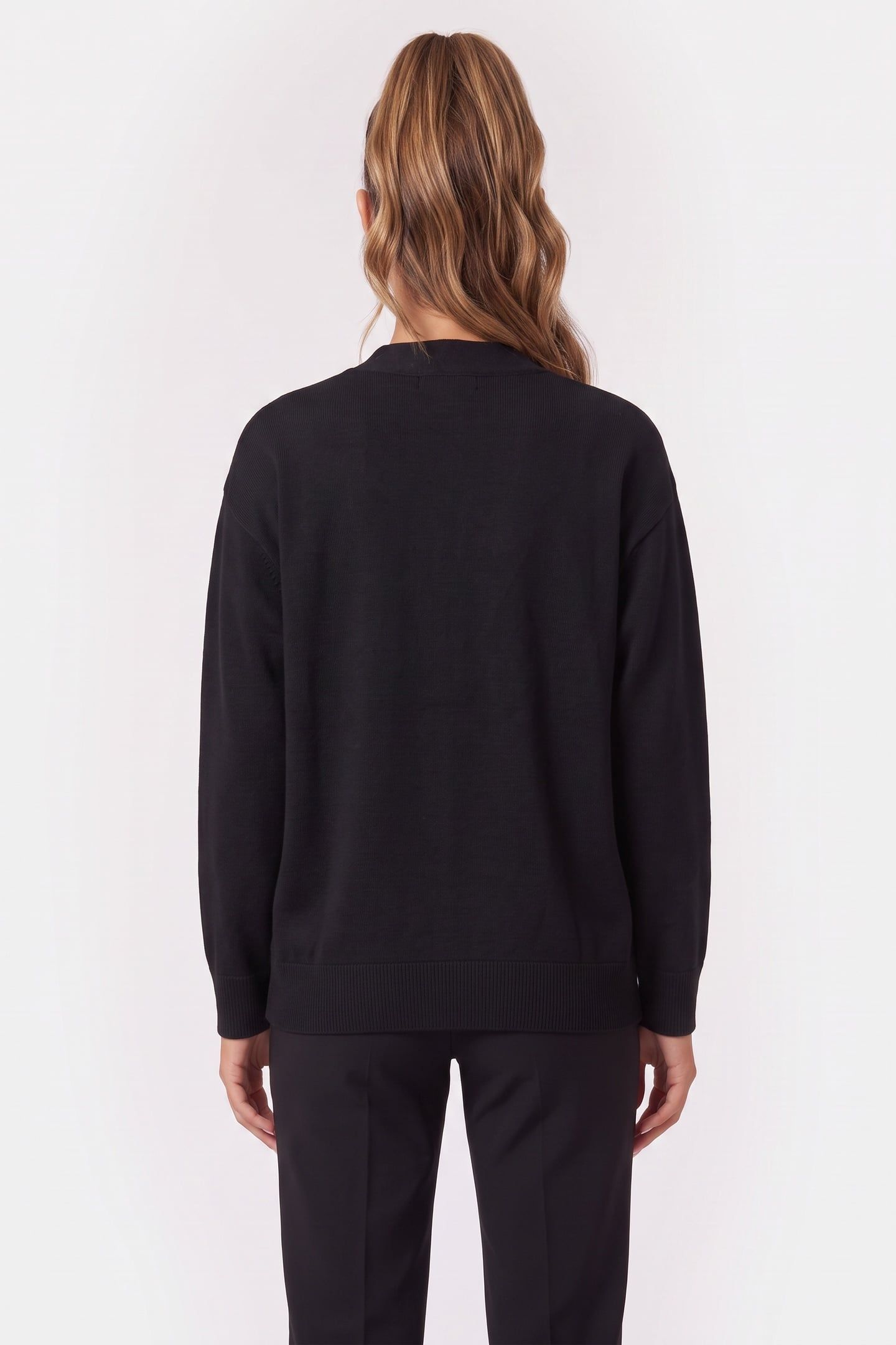 KNITTED JACKET BLACK 2