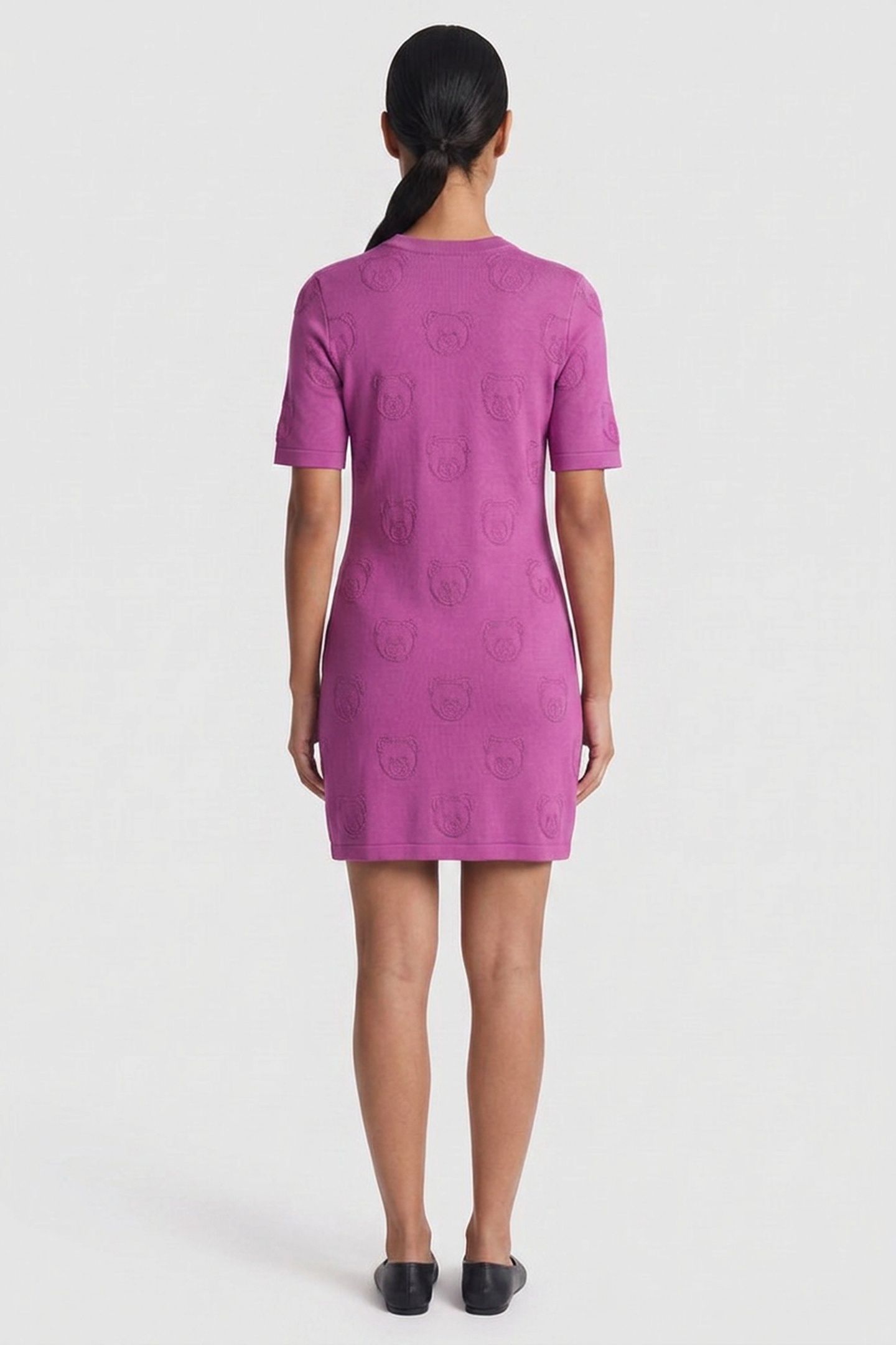 KNIT DRESS PURPLE 2