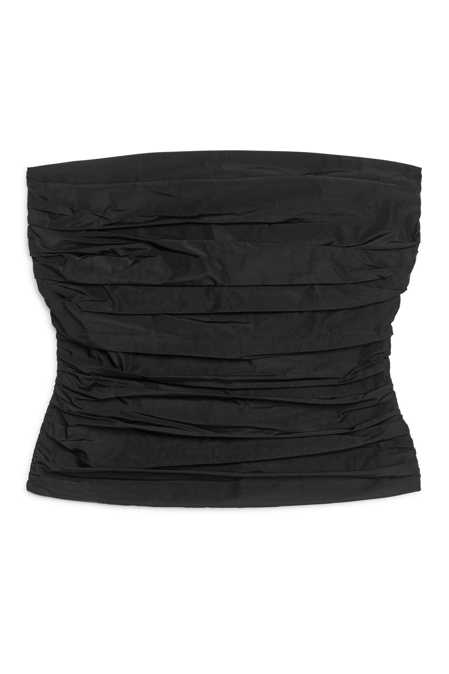 IMELDA TAFETTA TOP BLACK 3