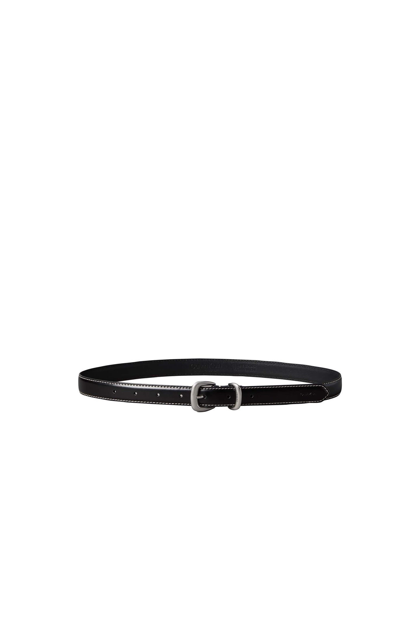 2PIECE LOGO 25MM CONV BELT BLACK/ANTIQUE NICKEL 1