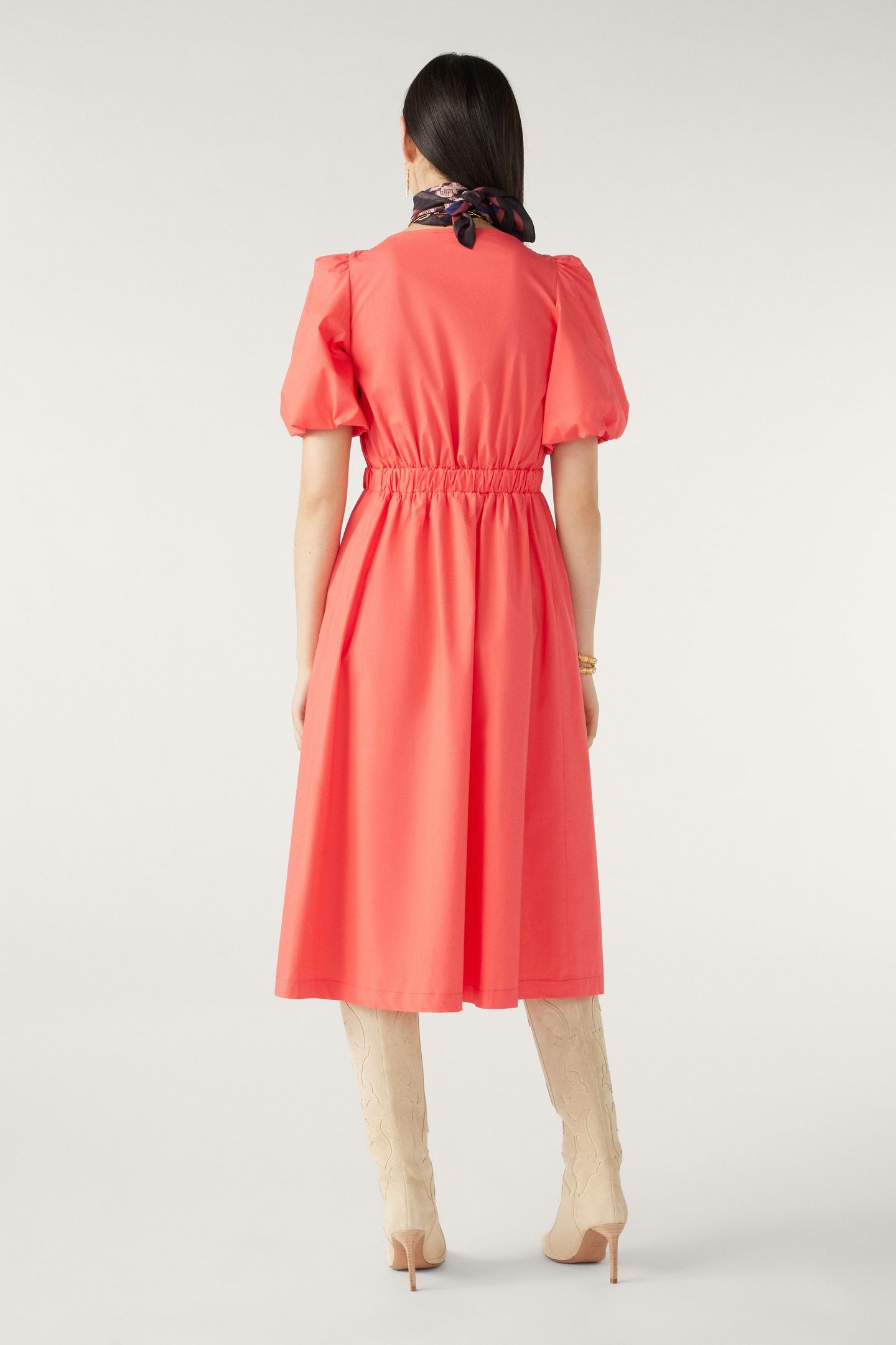 MID-LENGTH DRESS CORAIL 2