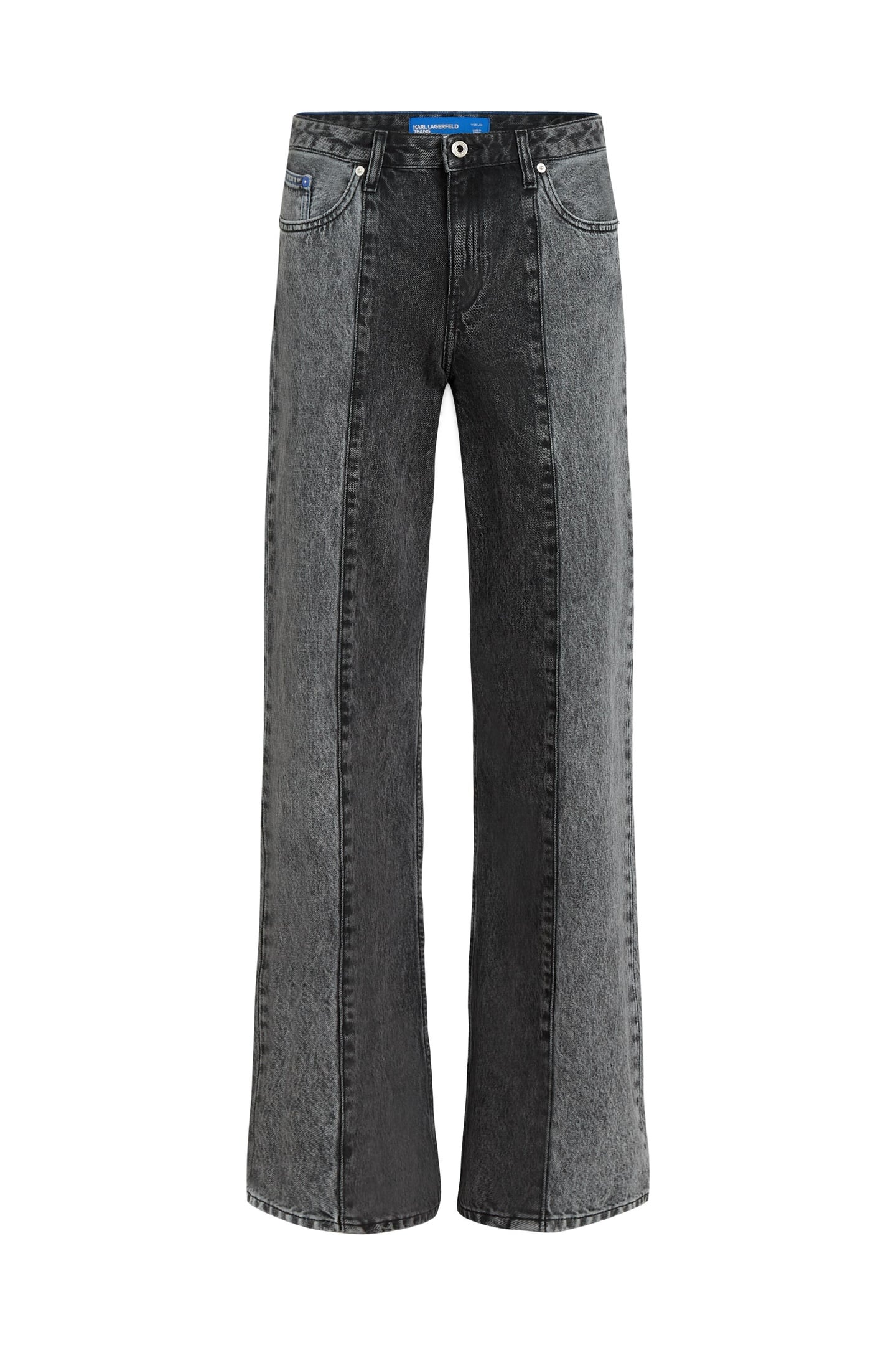 KLJ MR RELAXED BLOCKED DENIM WASHED BLACK BLOCKED 4