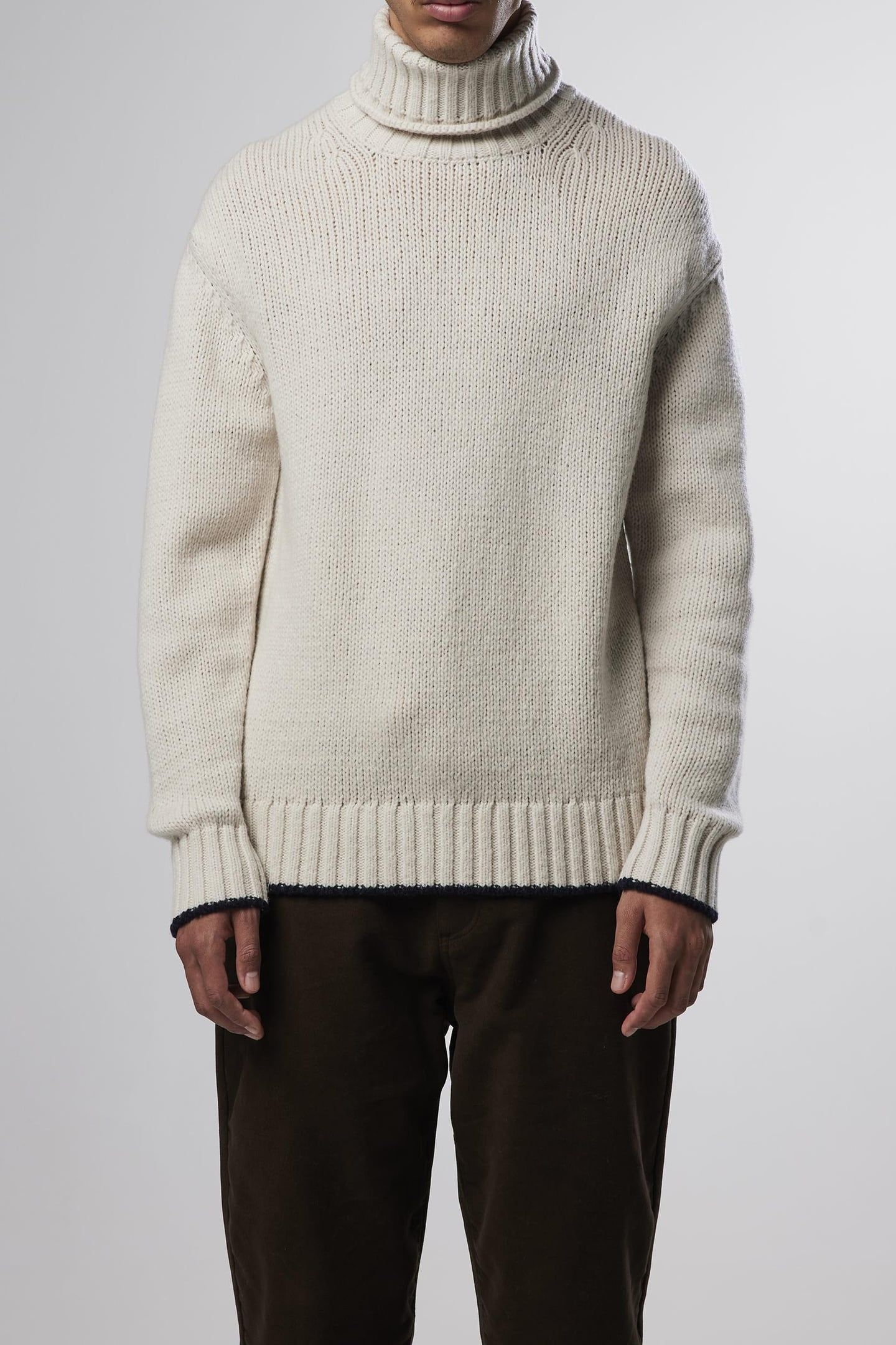 BERT ROLL NECK 6538 ECRU 1