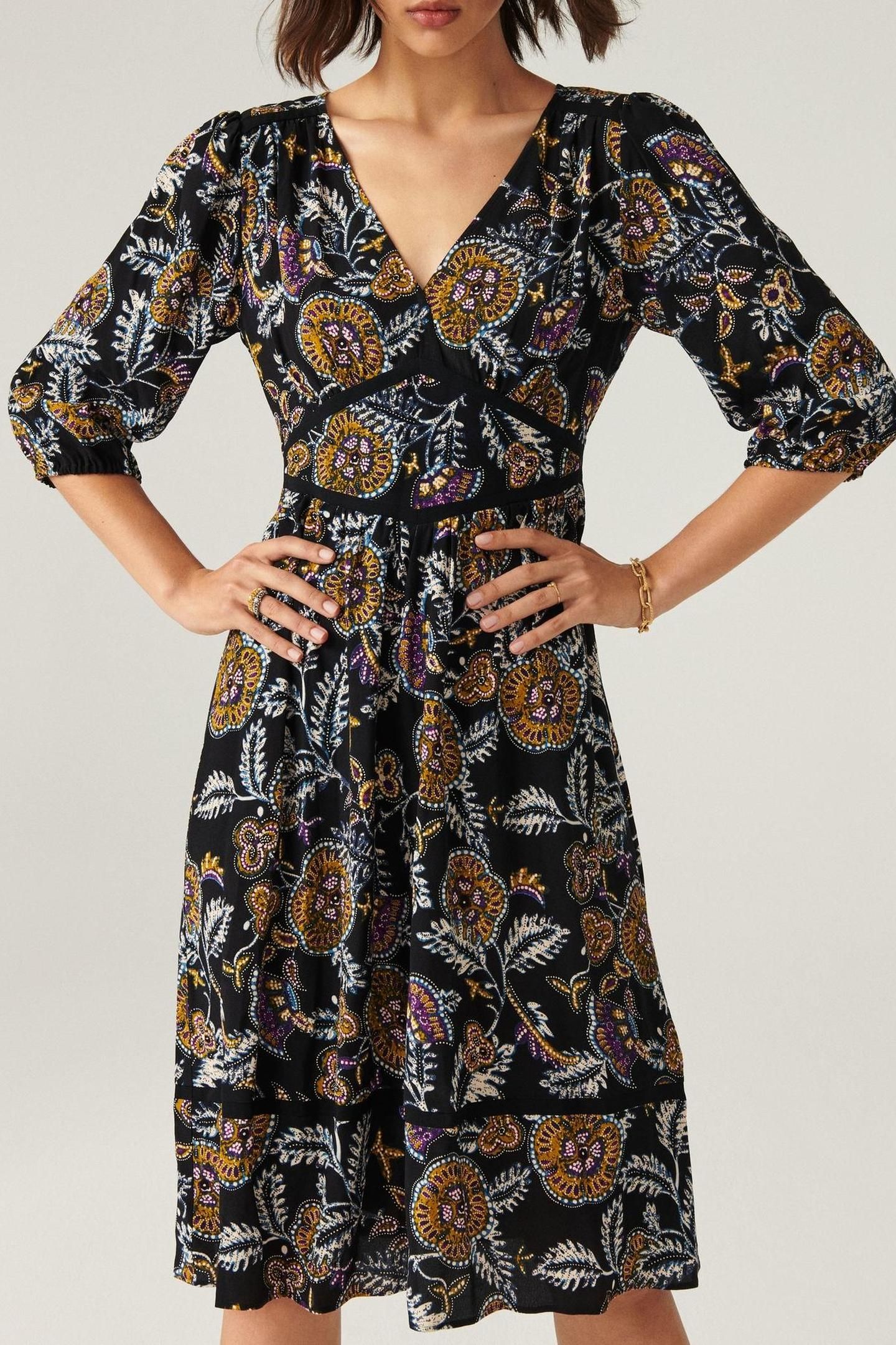 MID-LENGTH DRESS BLACK 1