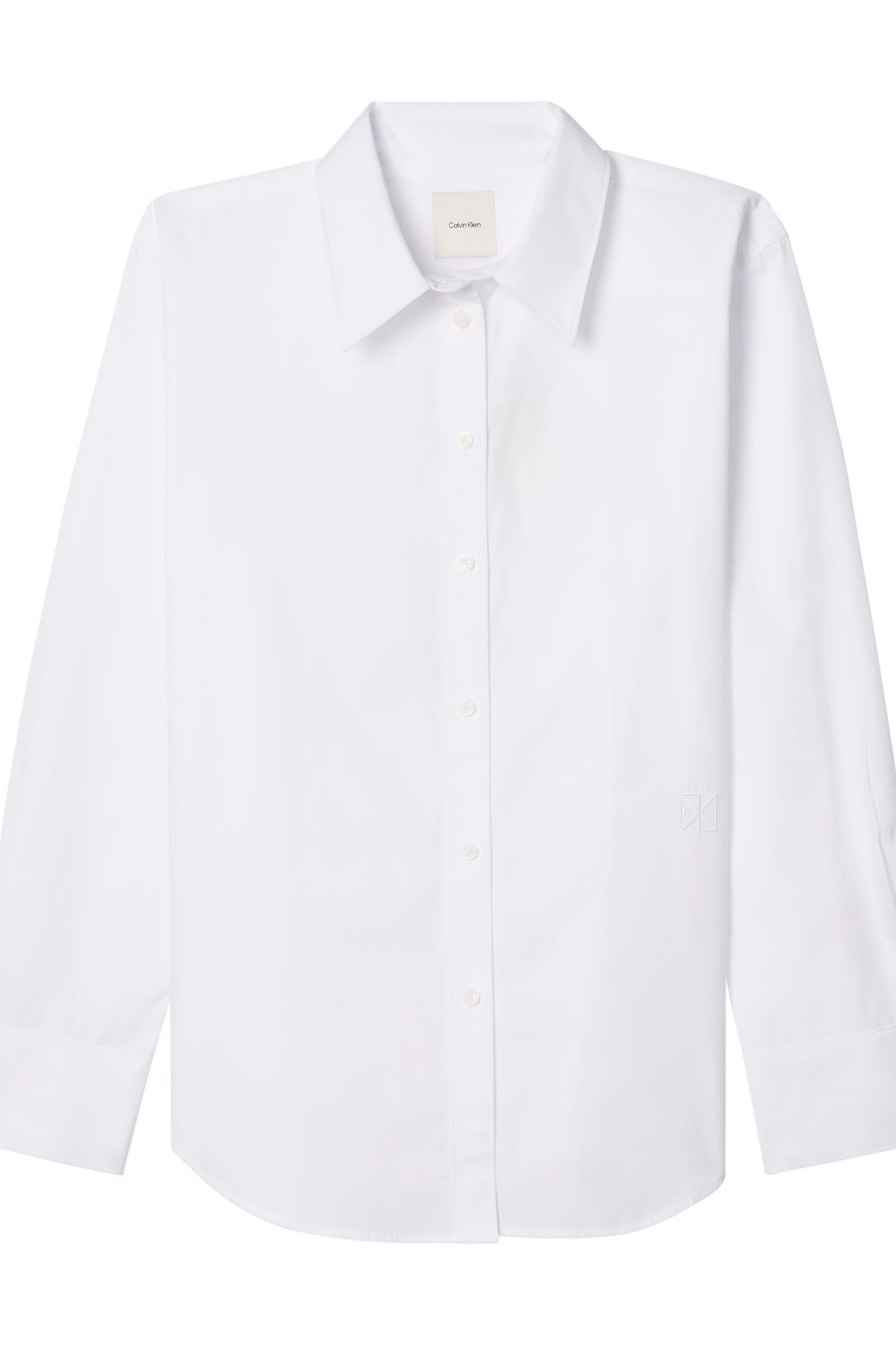 COTTON POPLIN REGULAR FIT SHIRT BRILLIANT WHITE 4