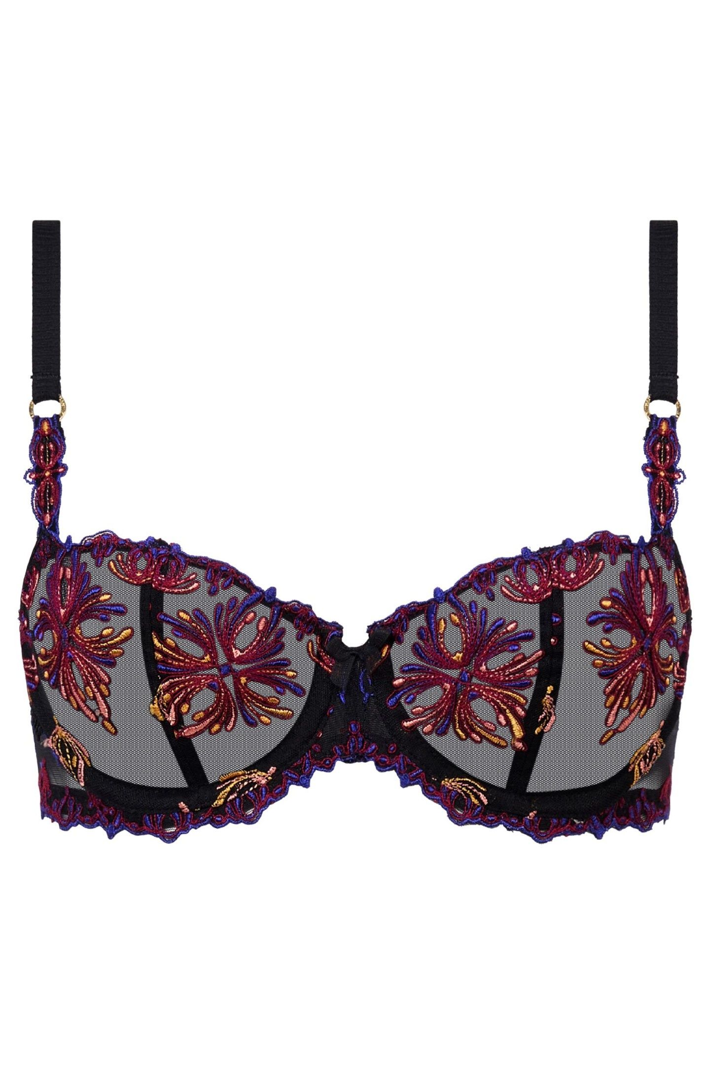 CO BRA UNDERW. HALF CUP BALCONNET BLACK JEWELS 1