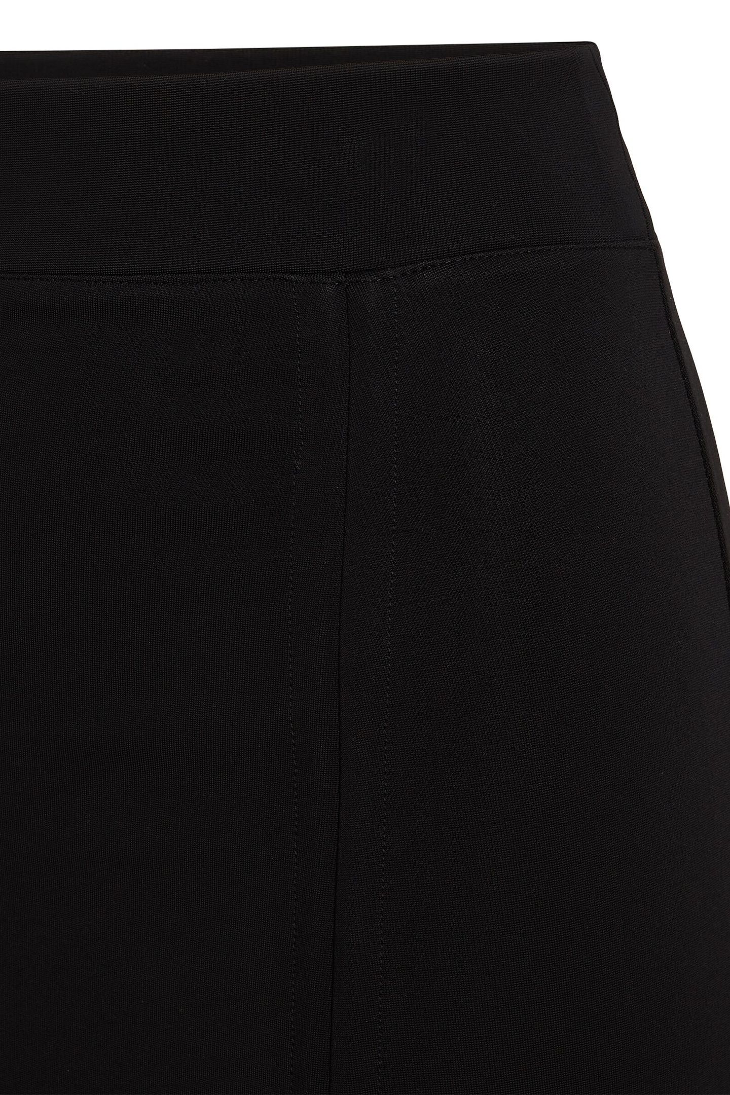 BRANDED CORD SKIRT BLACK 3