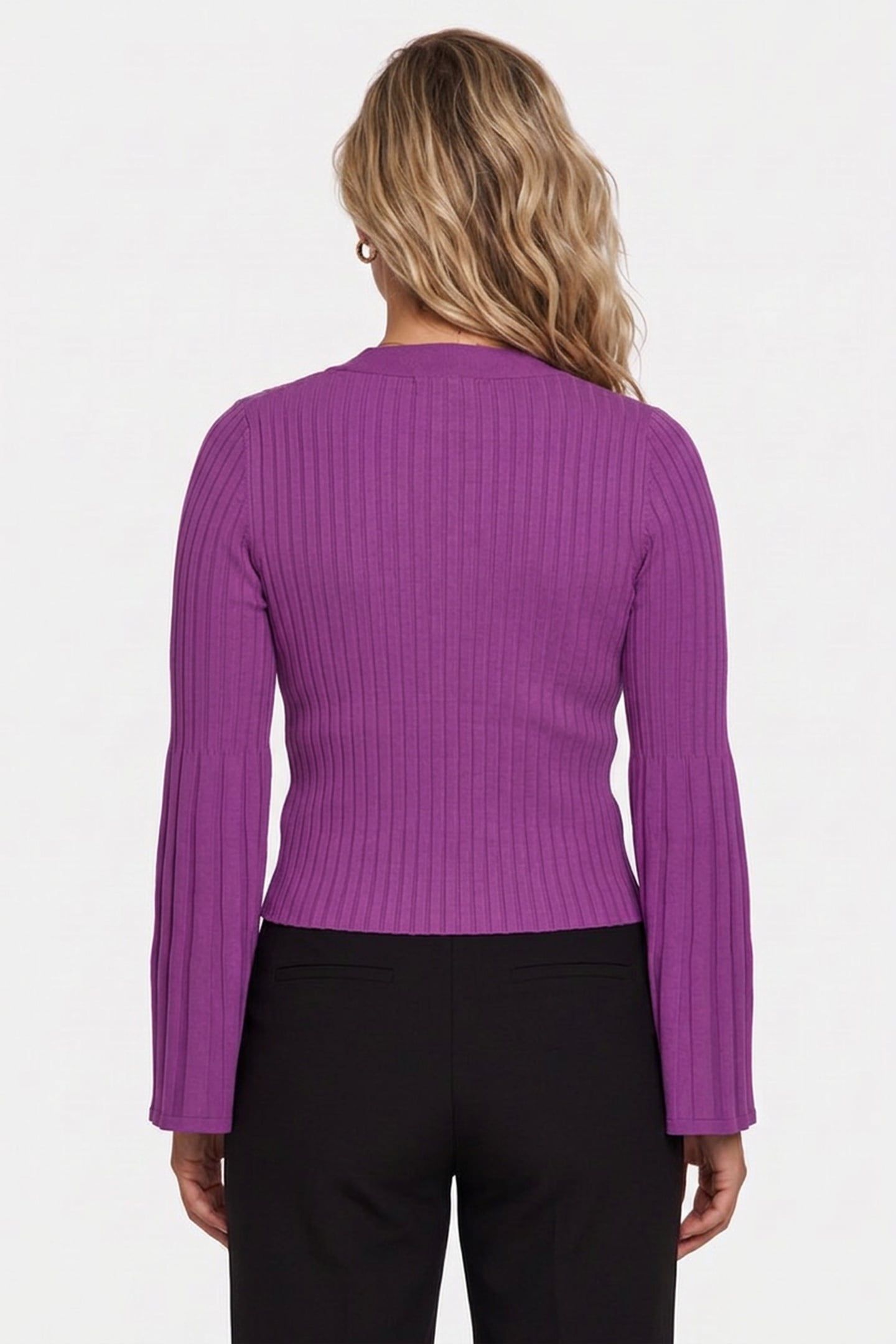 KNITTED JACKET PURPLE 2
