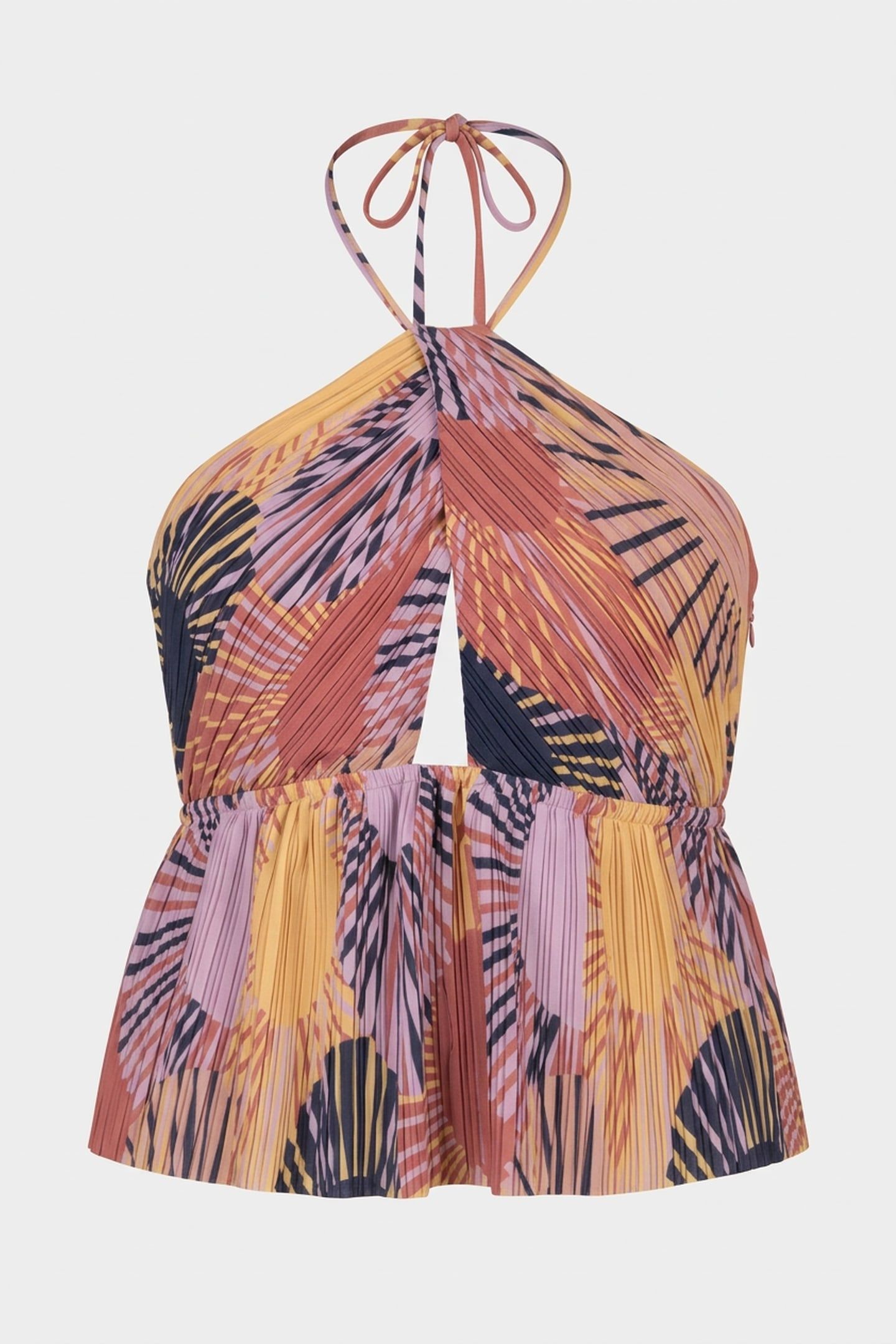 SLEEVELESS TOP OCRE 3