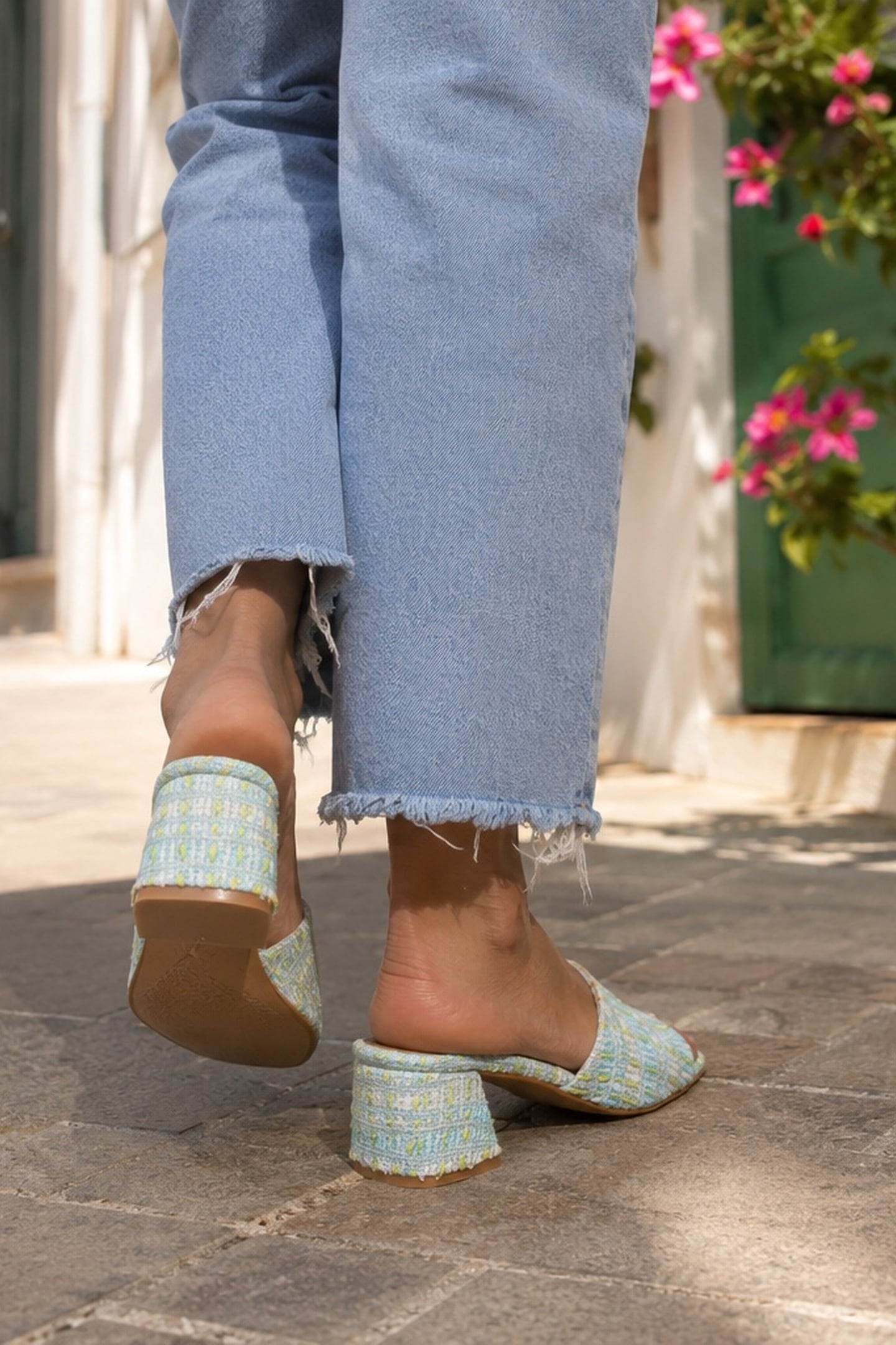 MARBELLA TWEED APPLE / SILVER 3