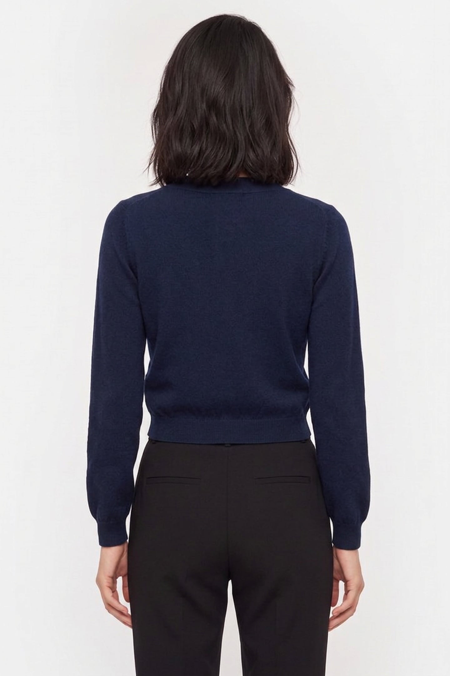 KNITTED JACKET BLUE 2