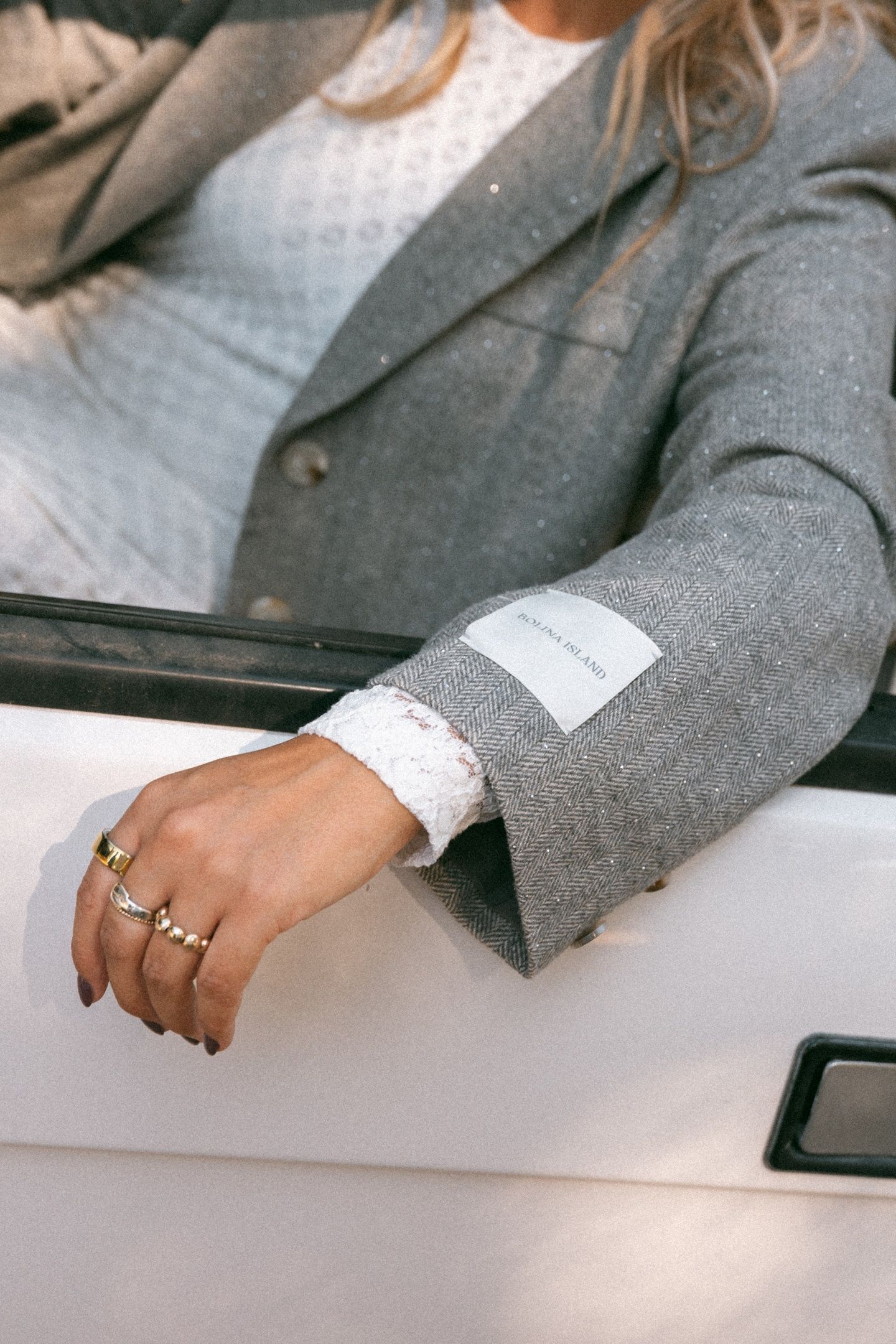 PERLA BLAZER GREY MARL 6