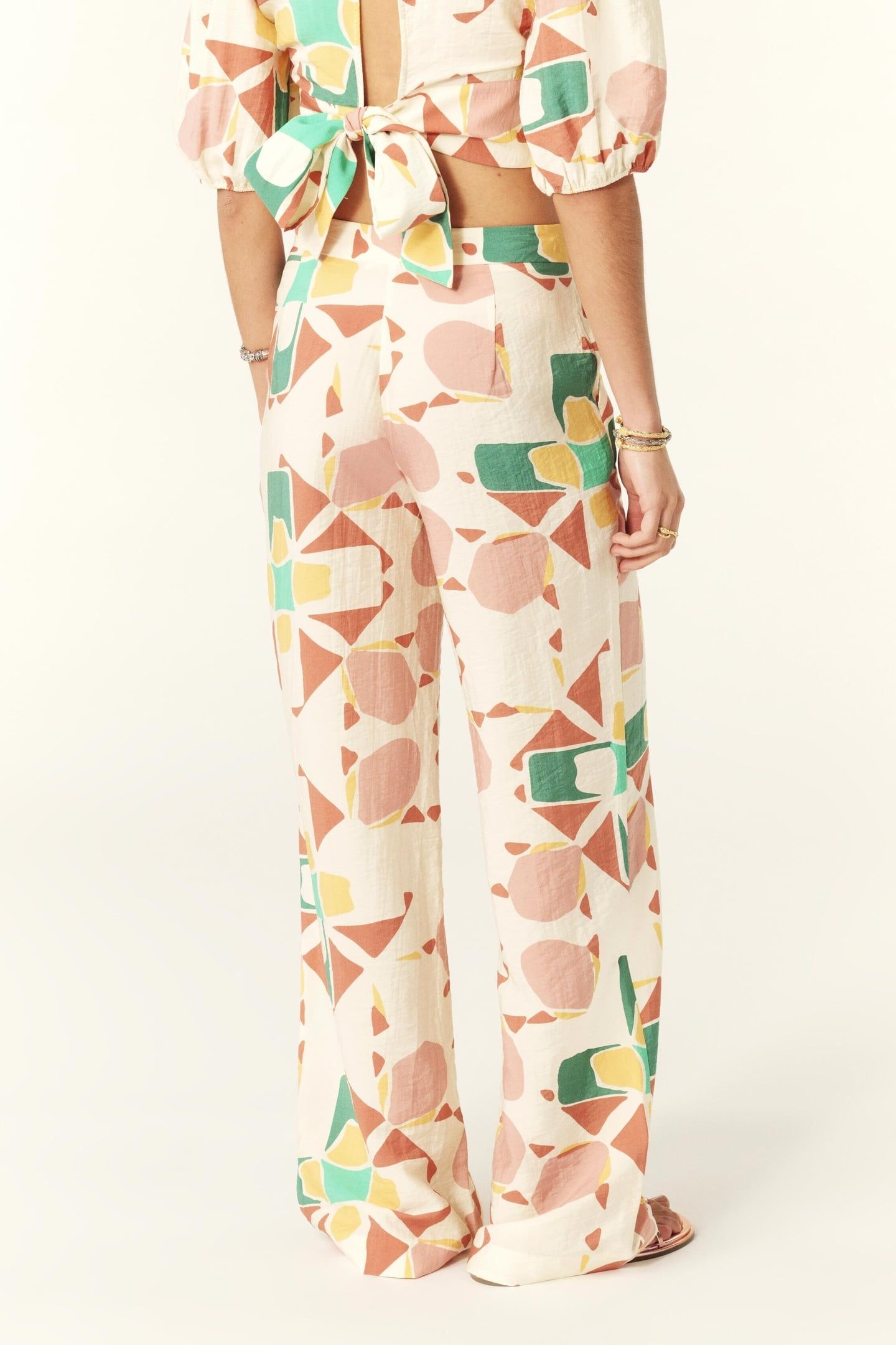 WIDE TROUSERS ECRU 3