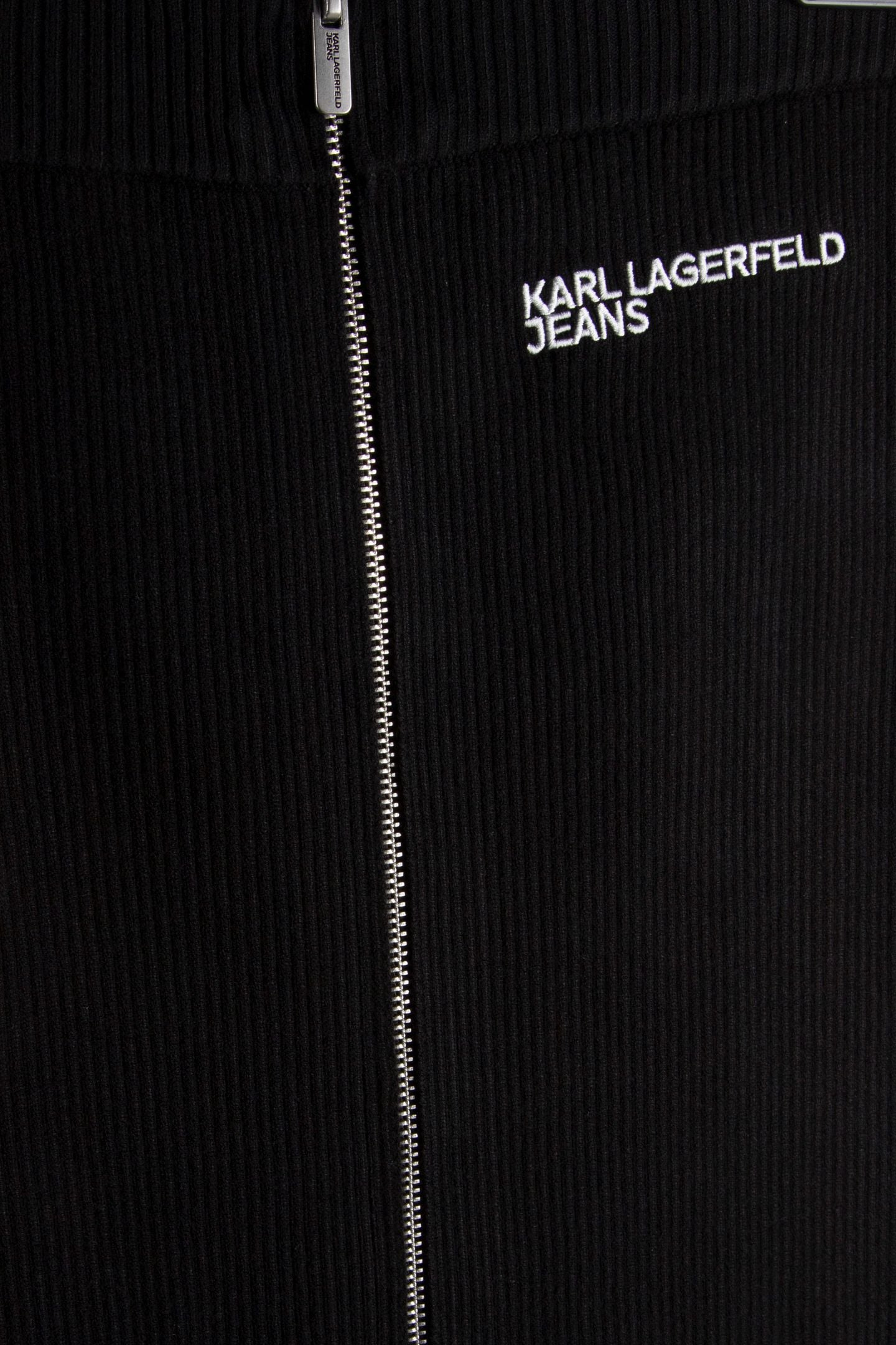 KLJ KNITTED MIDI SKIRT BLACK 4