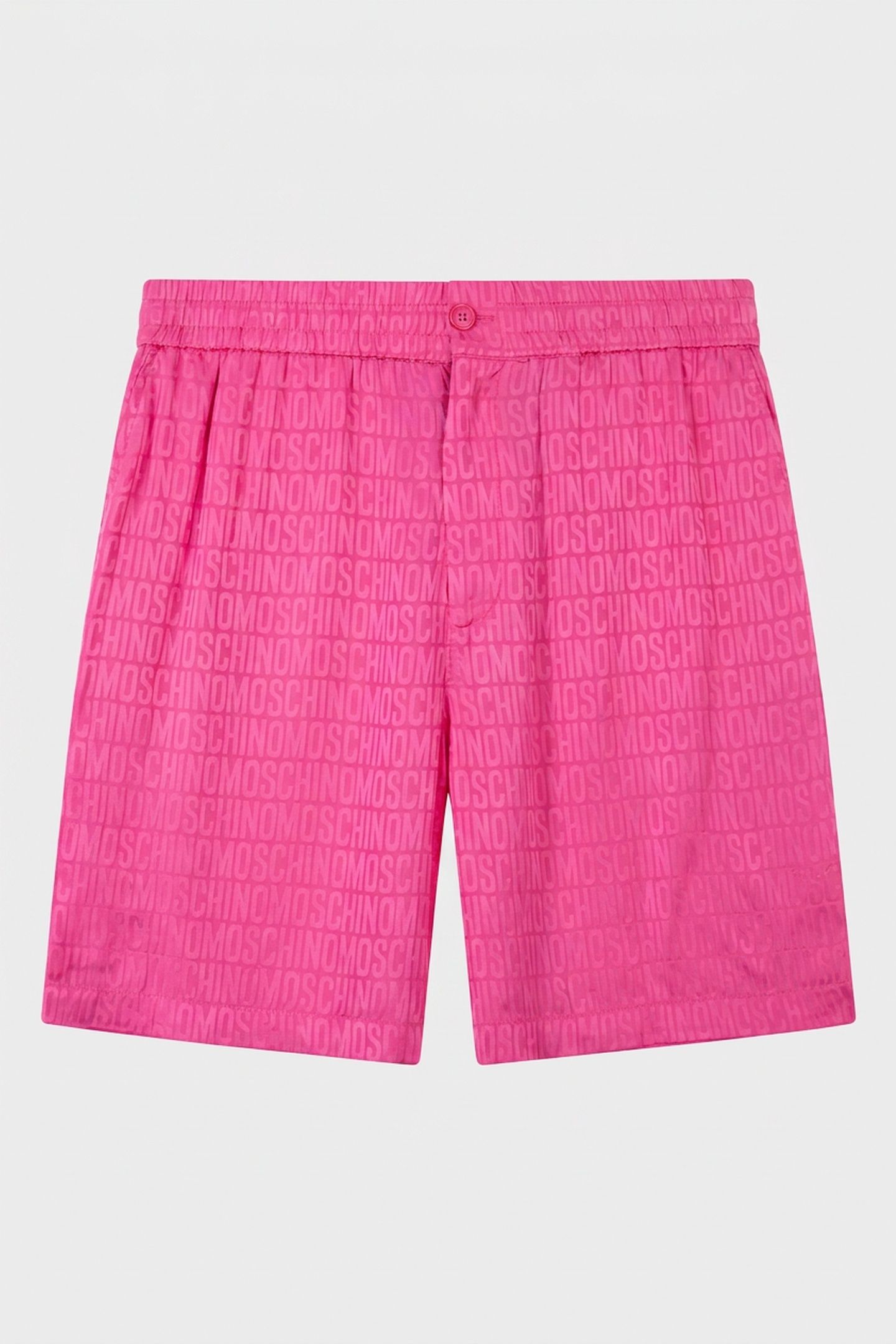 ALLOVER LOGO JACQUARD TWILL BERMUDA SHORTS PINK 3