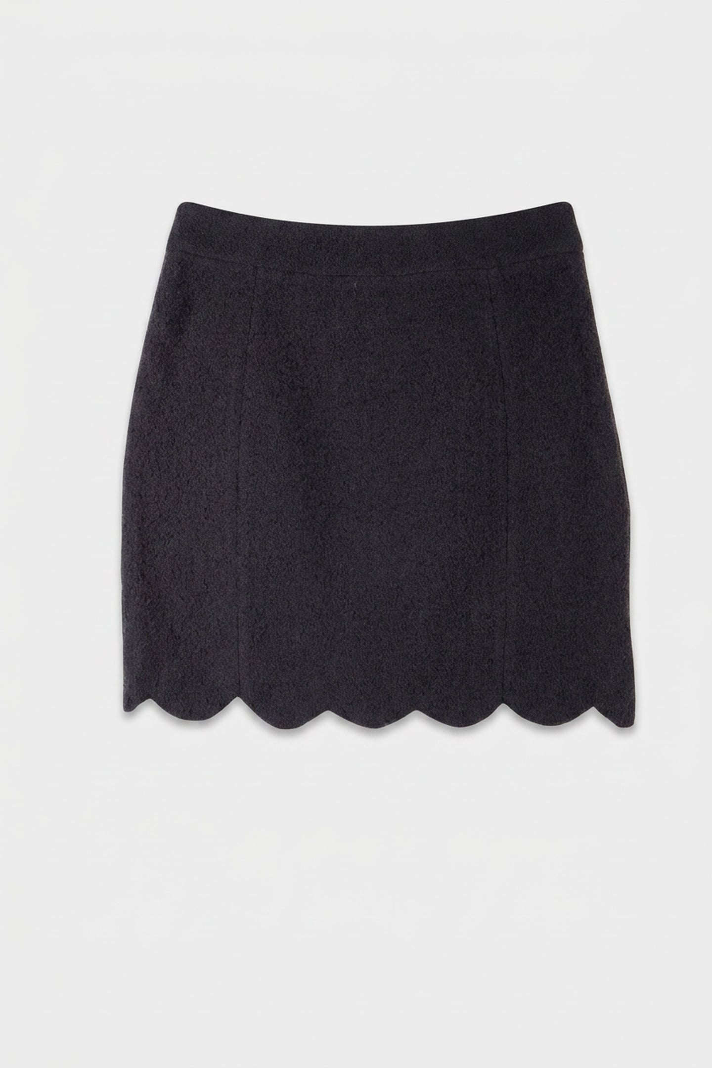 TWEED MINISKIRT BLACK 3