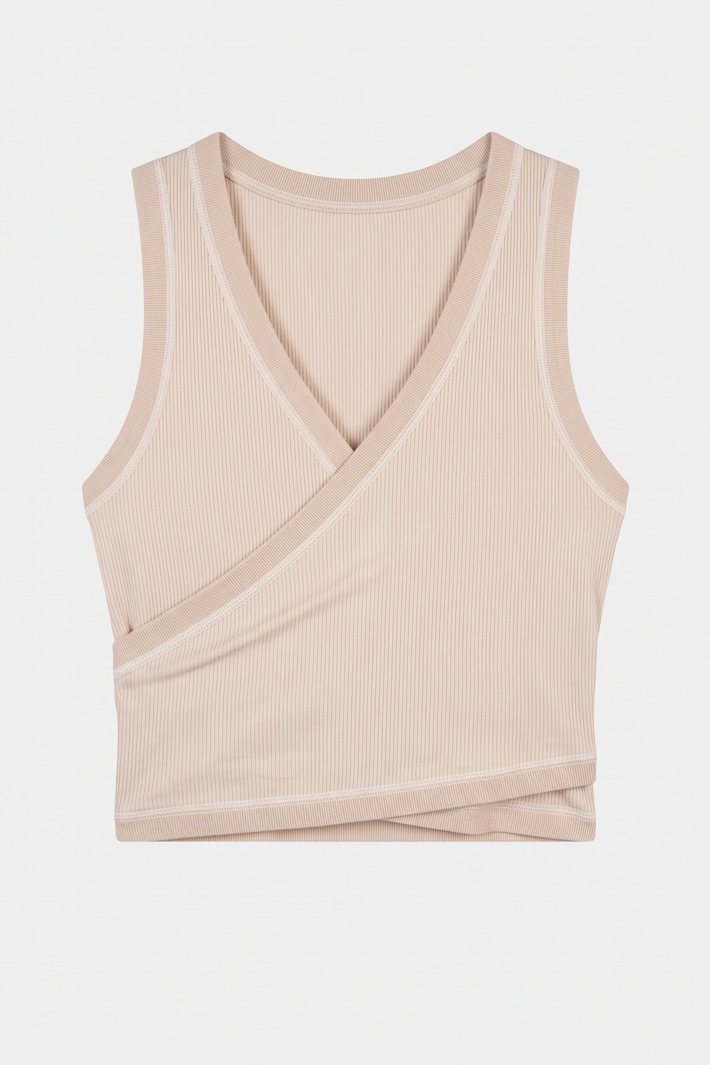 SLEEVELESS TOP ECRU 3