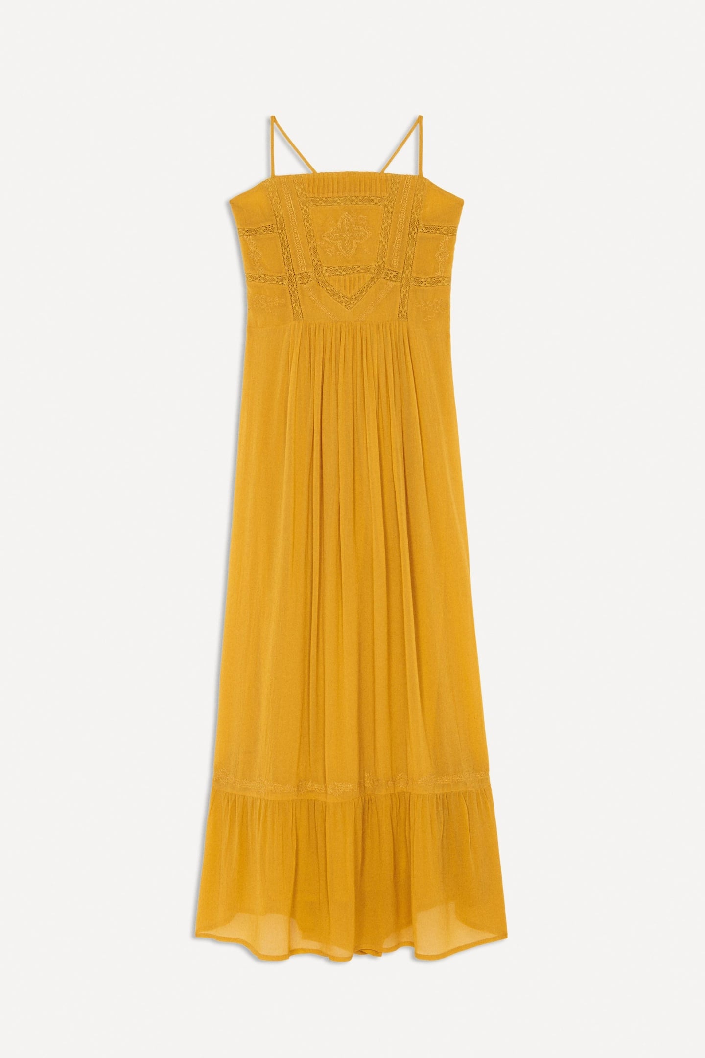 MID-LENGTH DRESS MOUTARDE 3
