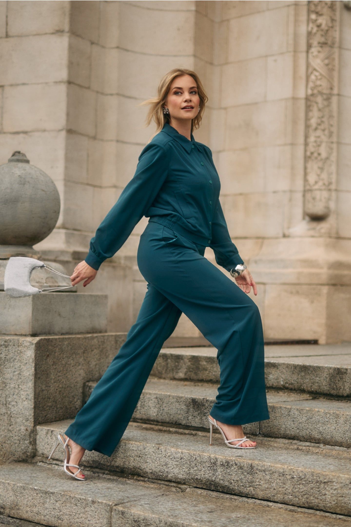 LOLANI PANTS DEEP TEAL 4