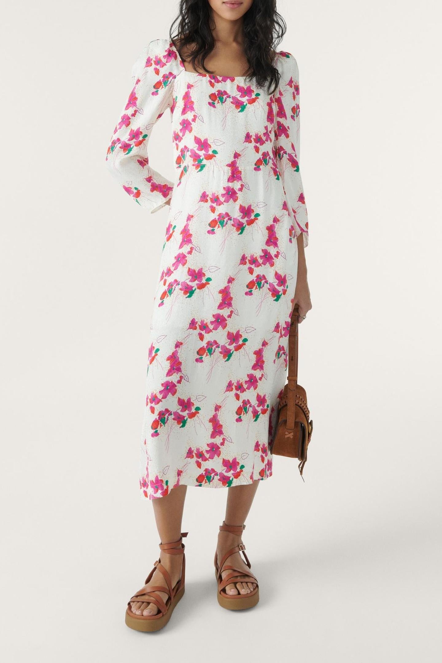 MID-LENGTH DRESS ECRU 5