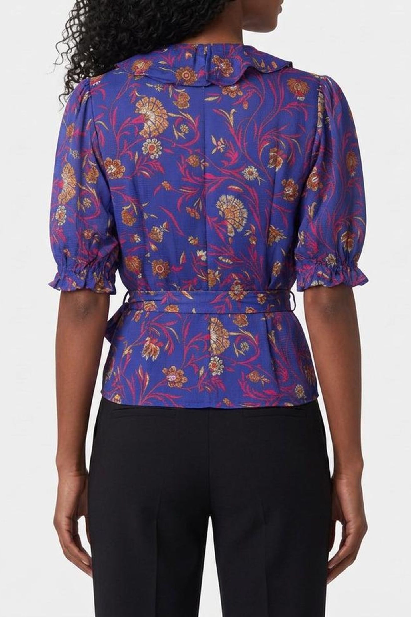 SHORT SLEEVES TOP BLUE 2