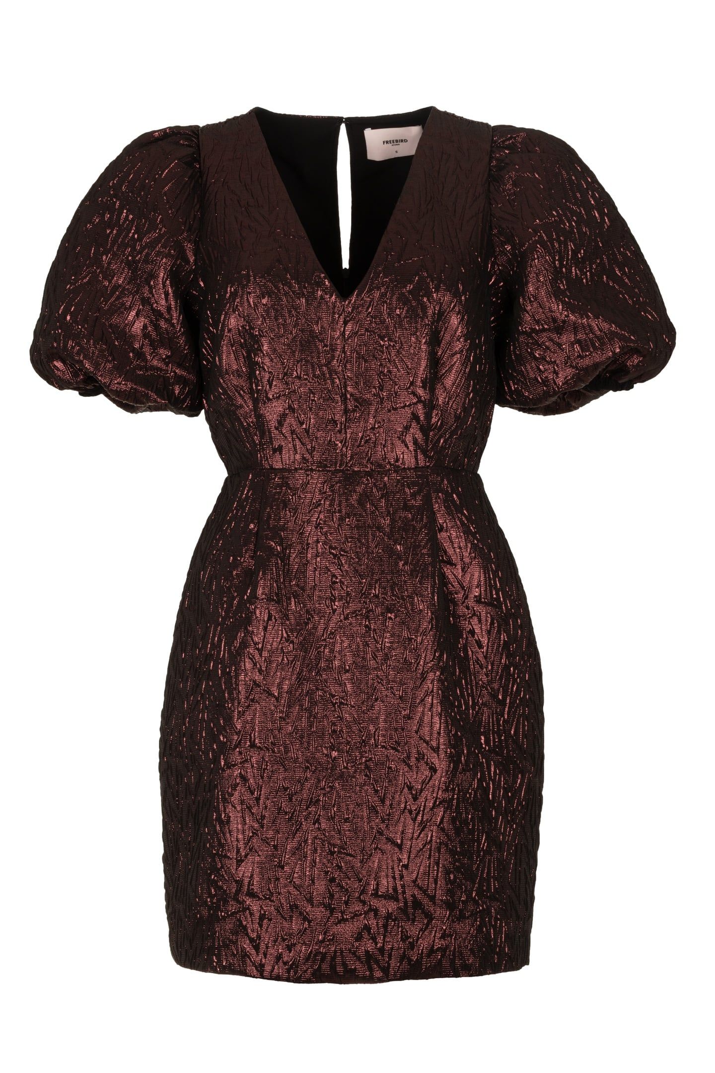 DEANNA DRESS WINE RED 2
