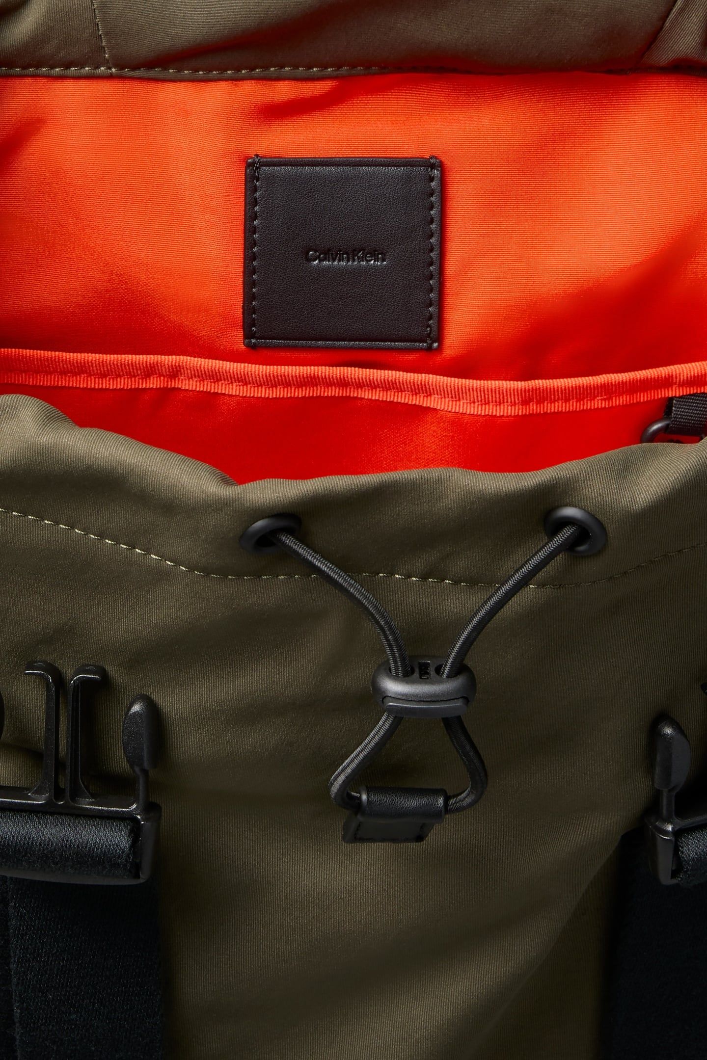 CANVAS MIX BACKPACK DEEP OLIVE 4