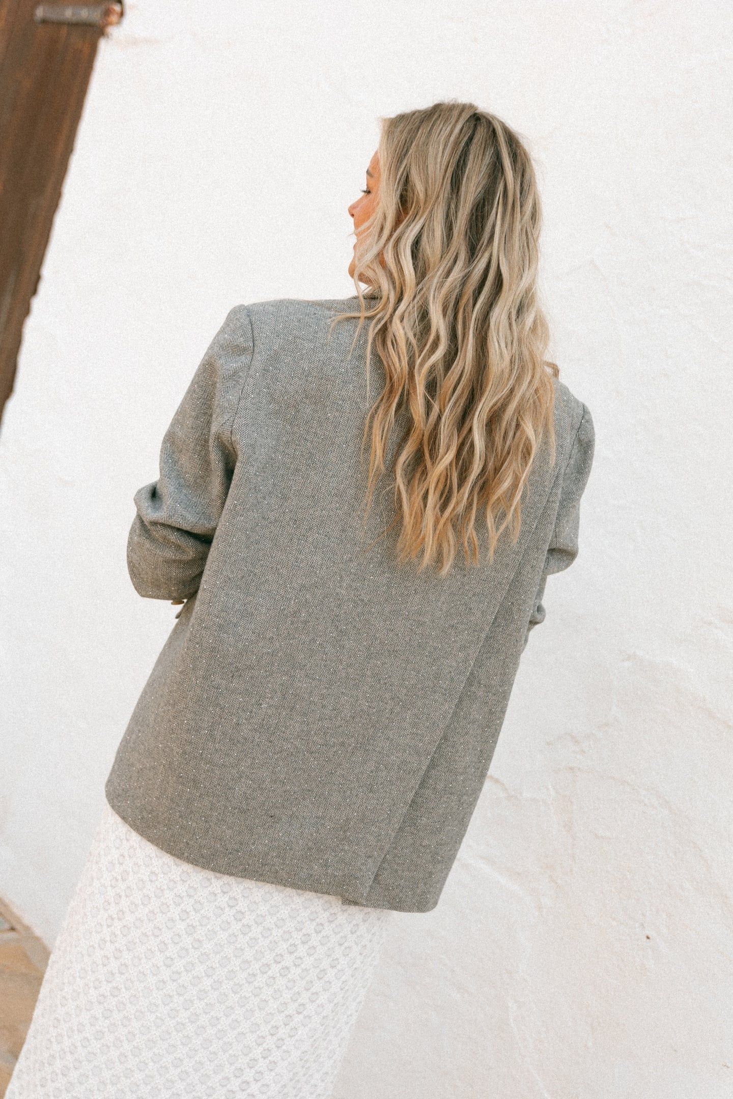 PERLA BLAZER GREY MARL 2
