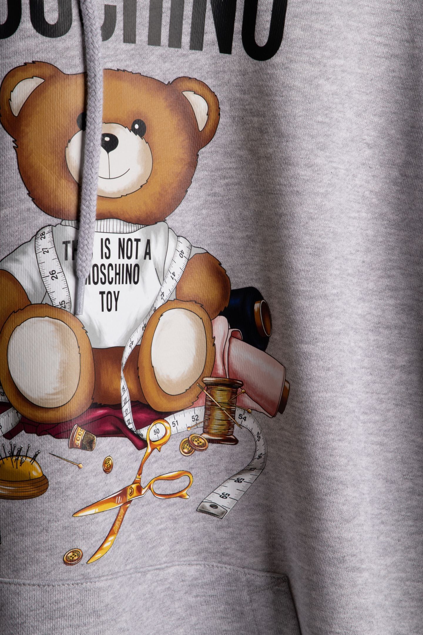 TAILOR TEDDY BEAR HOODIE GREY 4