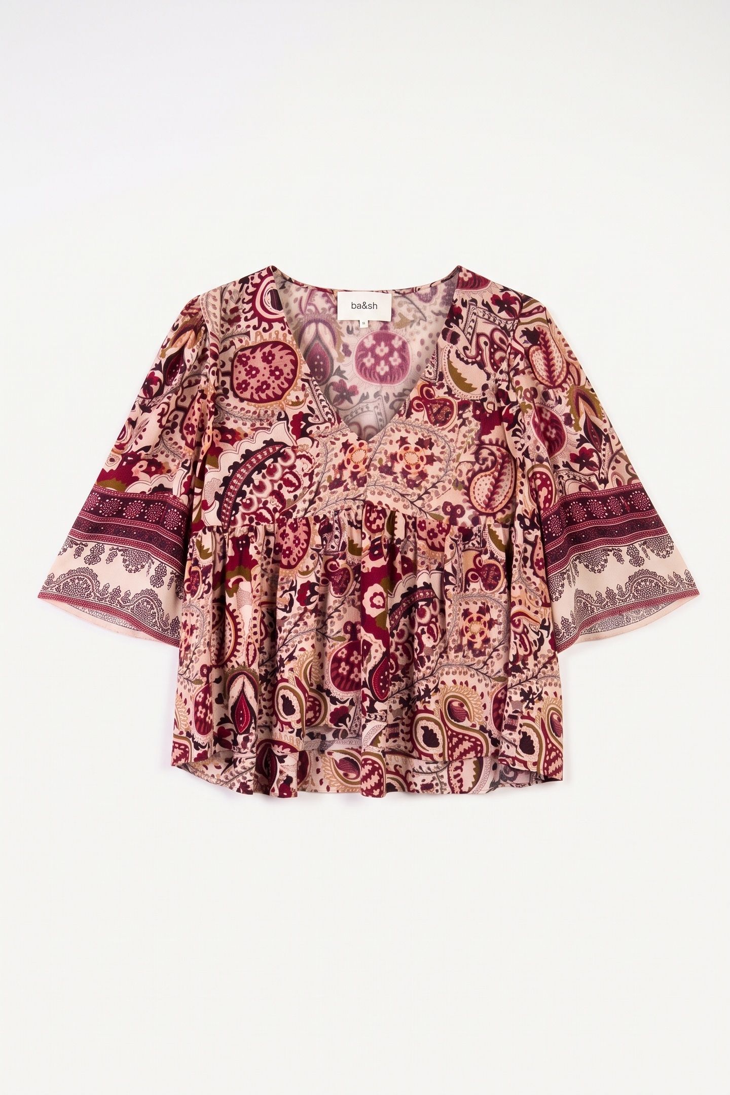 SHORT SLEEVES TOP ECRU 3