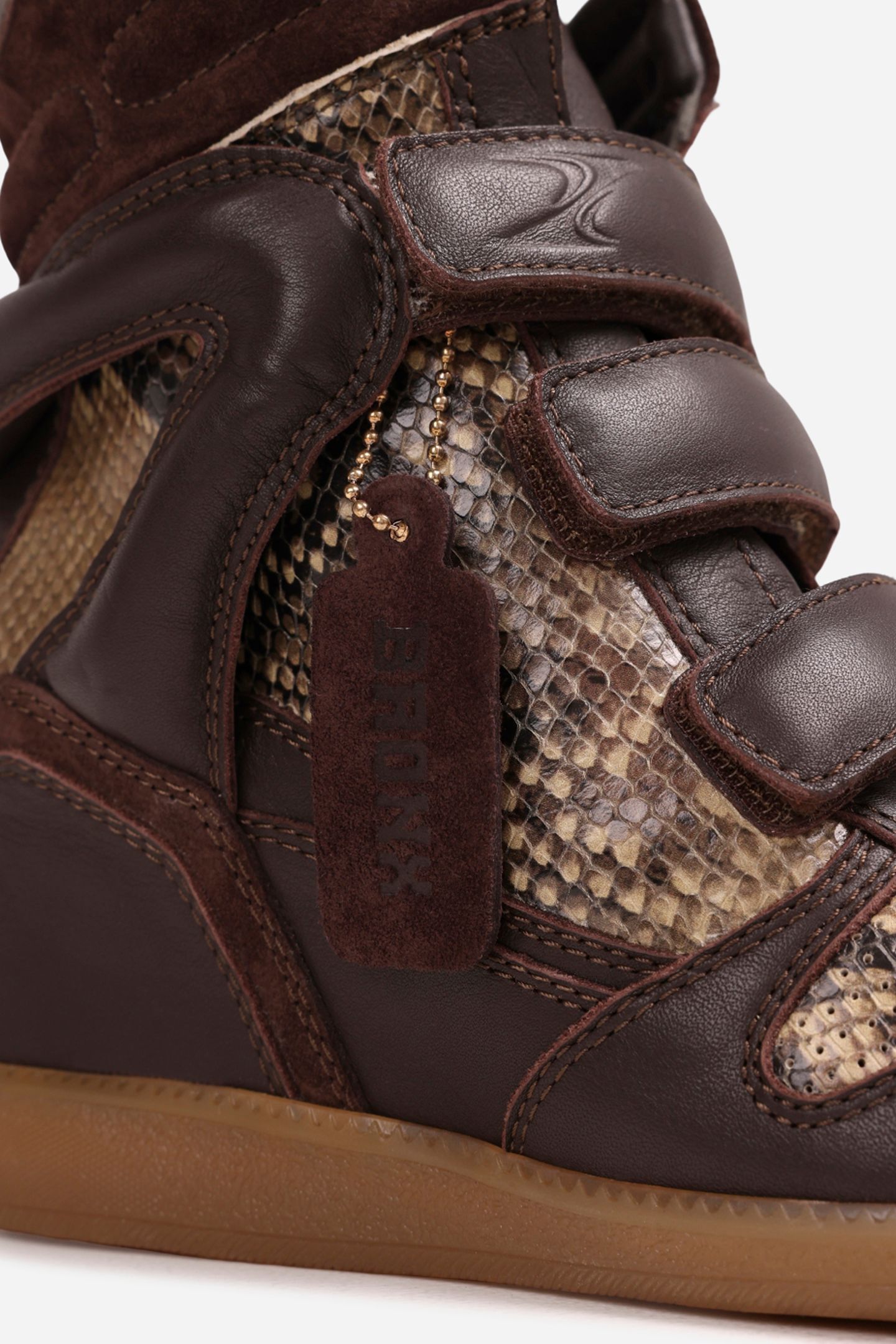 JAE-YY SNEAKER DARK BROWN/STONE OLIVE 4