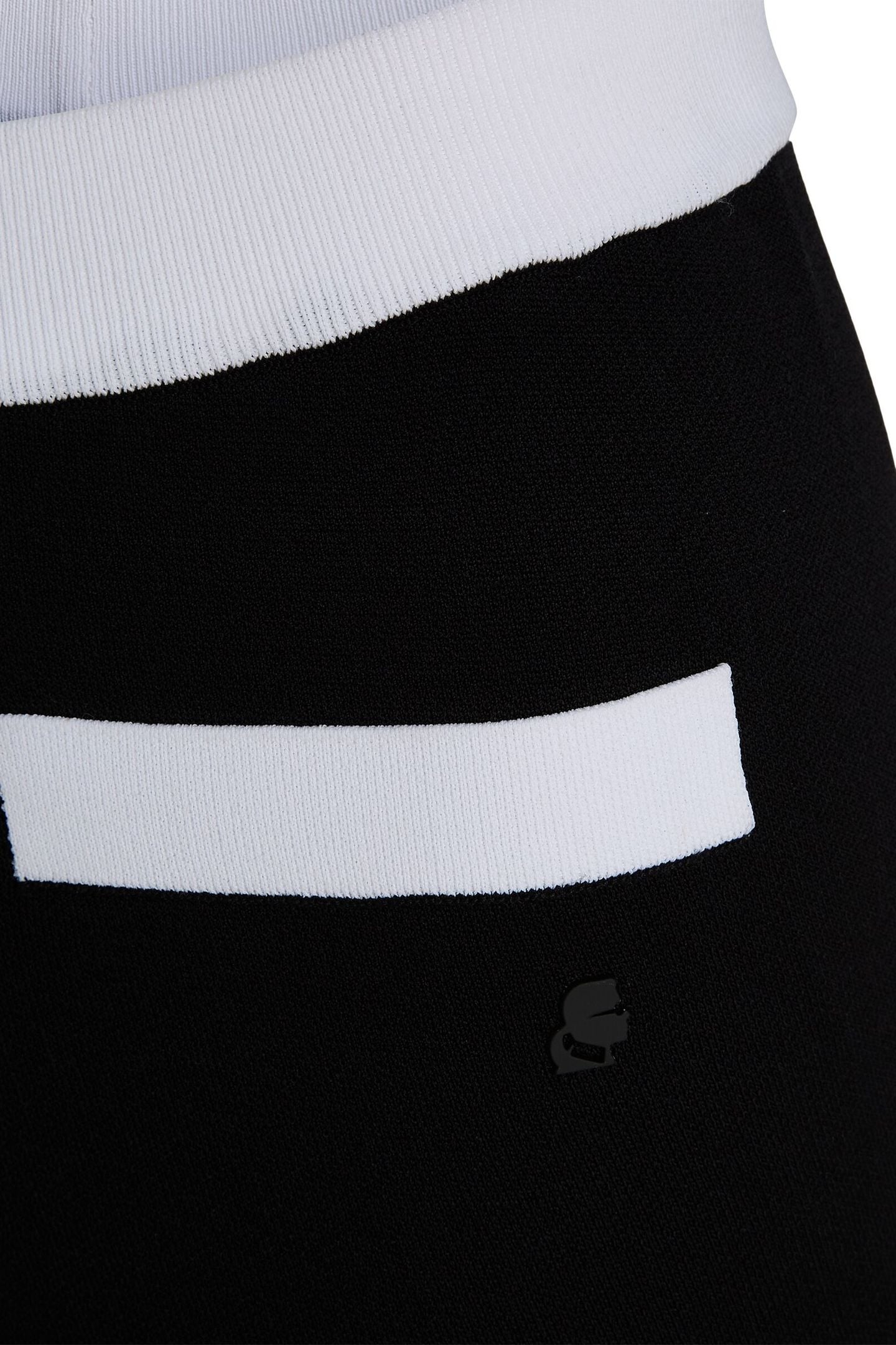 CLASSIC KNIT PANTS BLACK/WHITE 6
