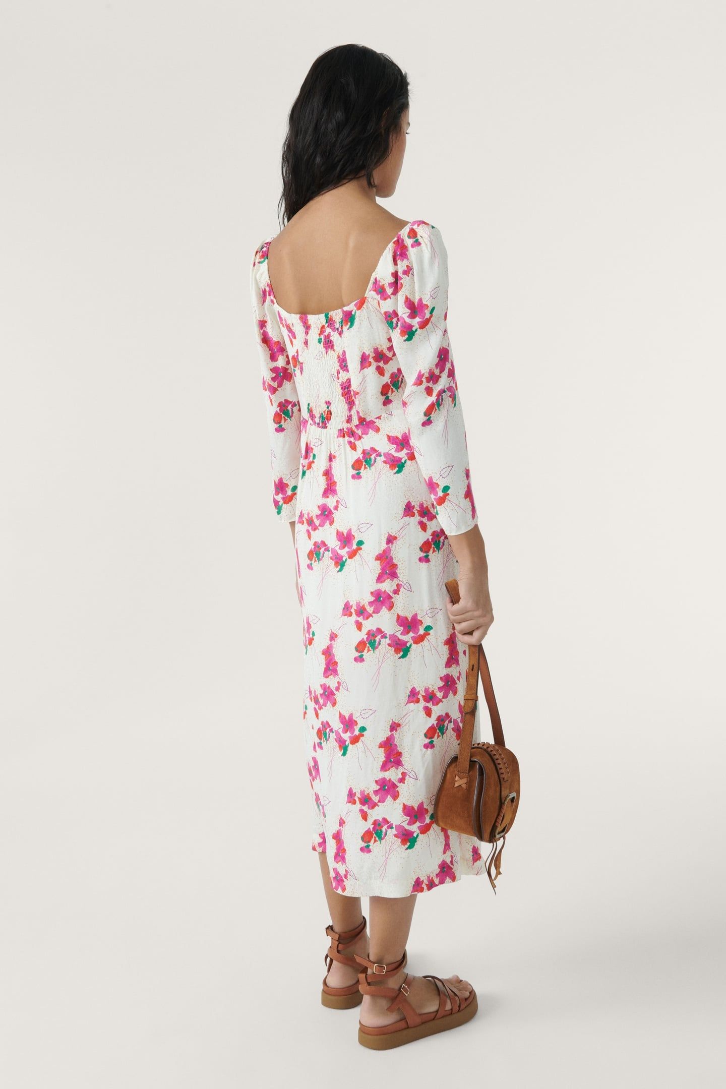 MID-LENGTH DRESS ECRU 7