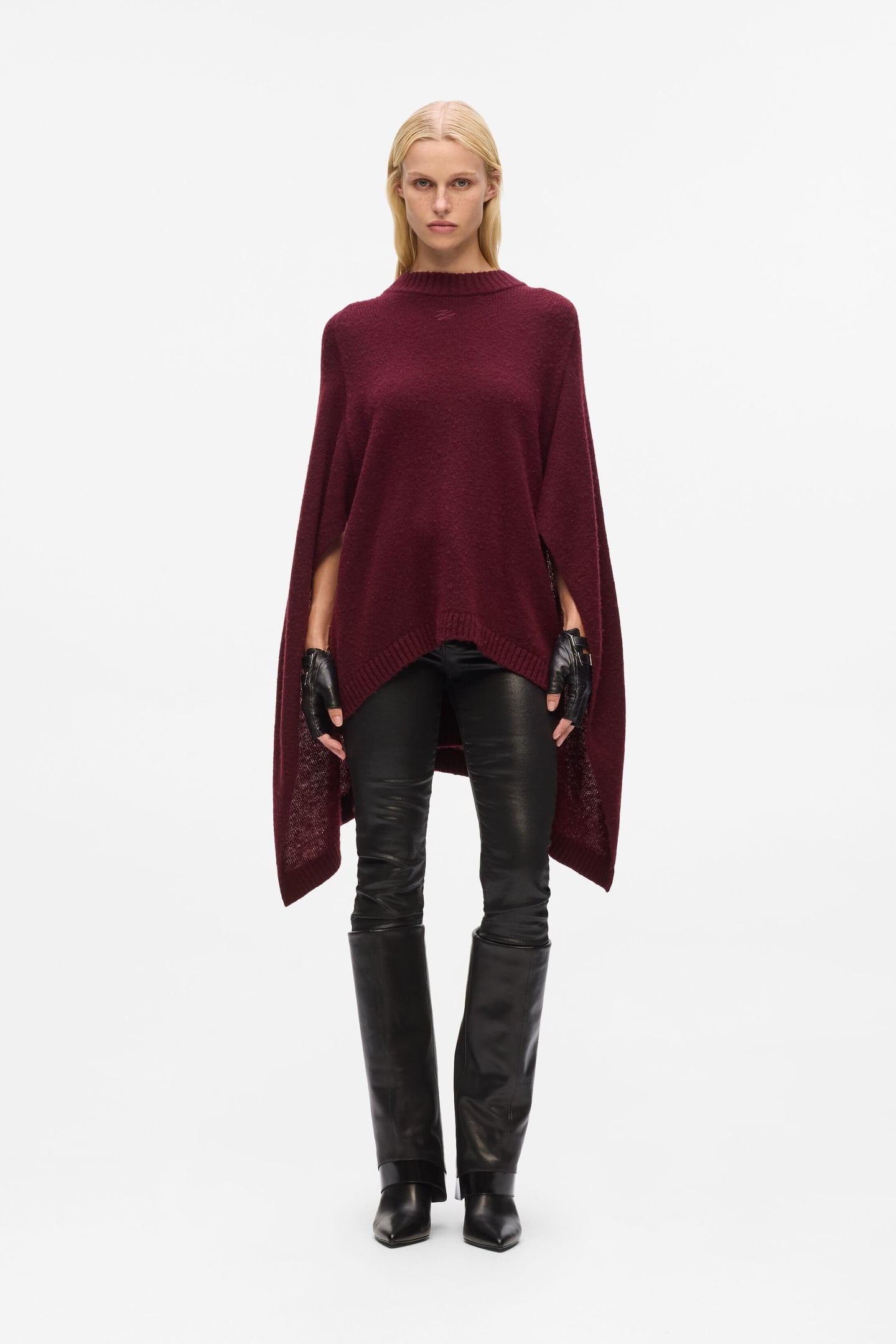 POLO KNIT CAPE WINDSOR BURGUNDY 2
