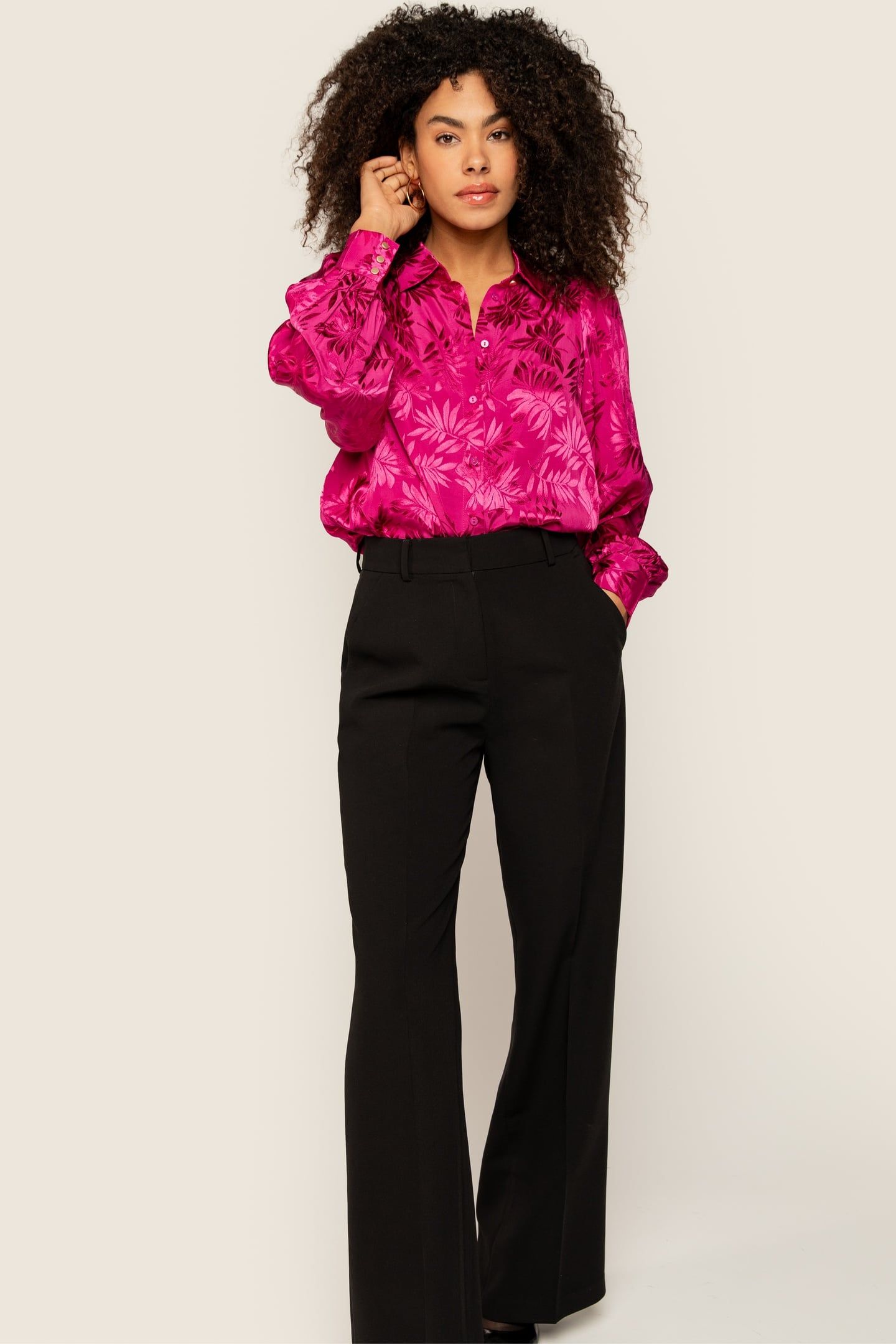 BENDA BLOUSE RASPERRY ROSE 2