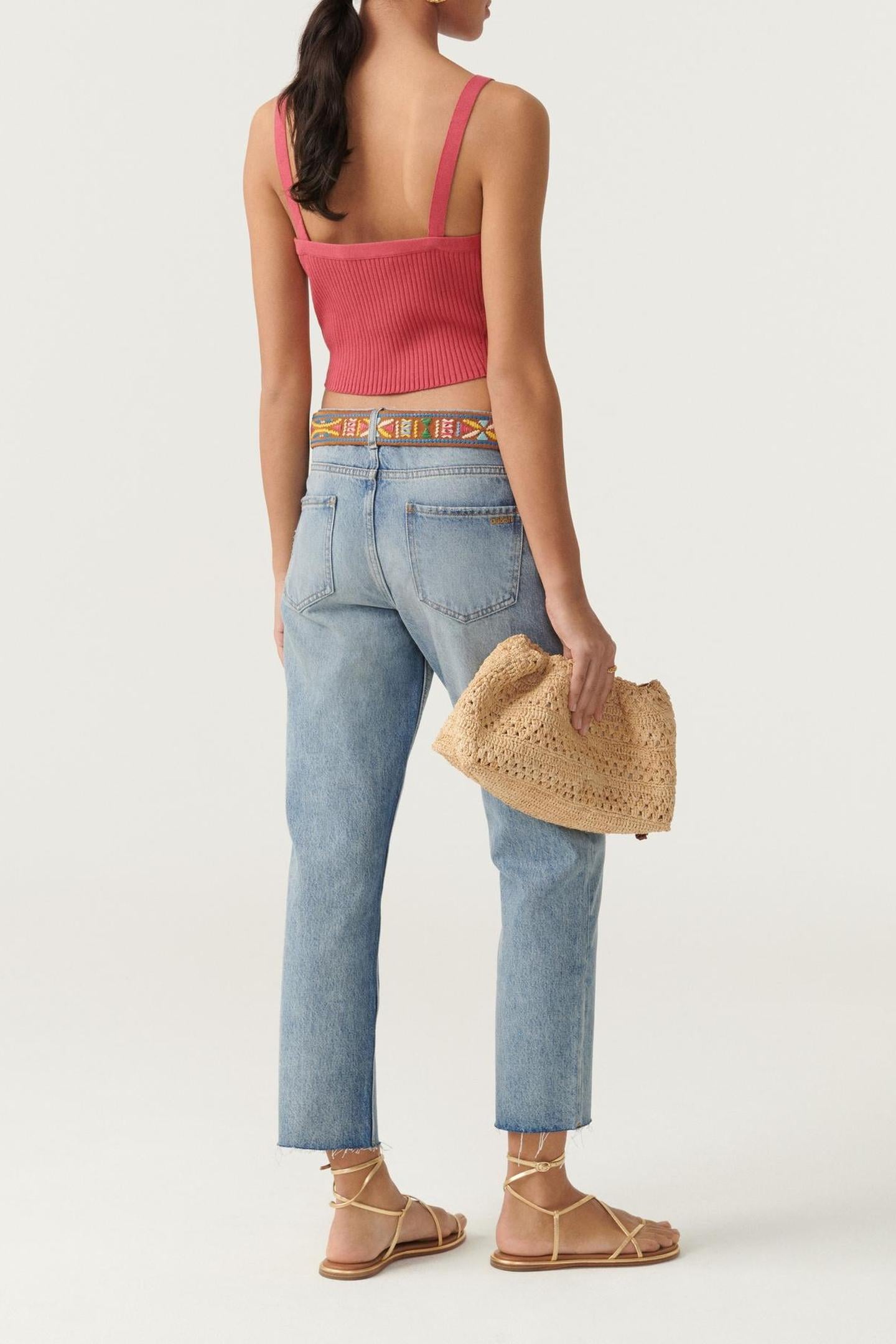 SLEEVELESS KNIT ROSE 2