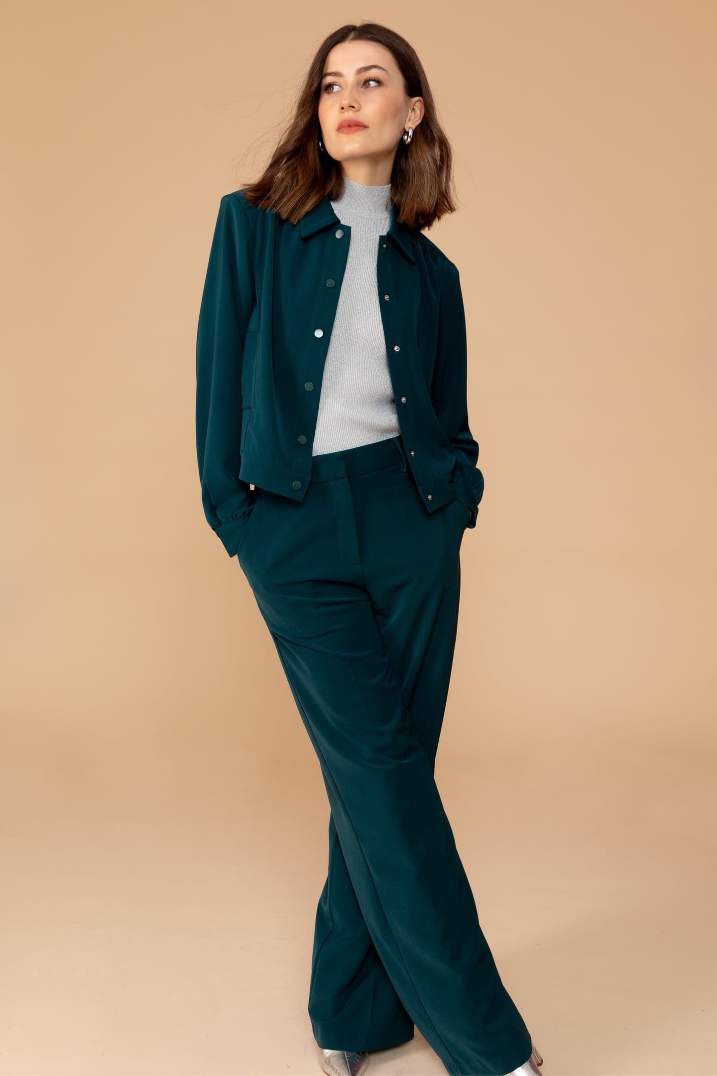 LOLANI PANTS DEEP TEAL 1