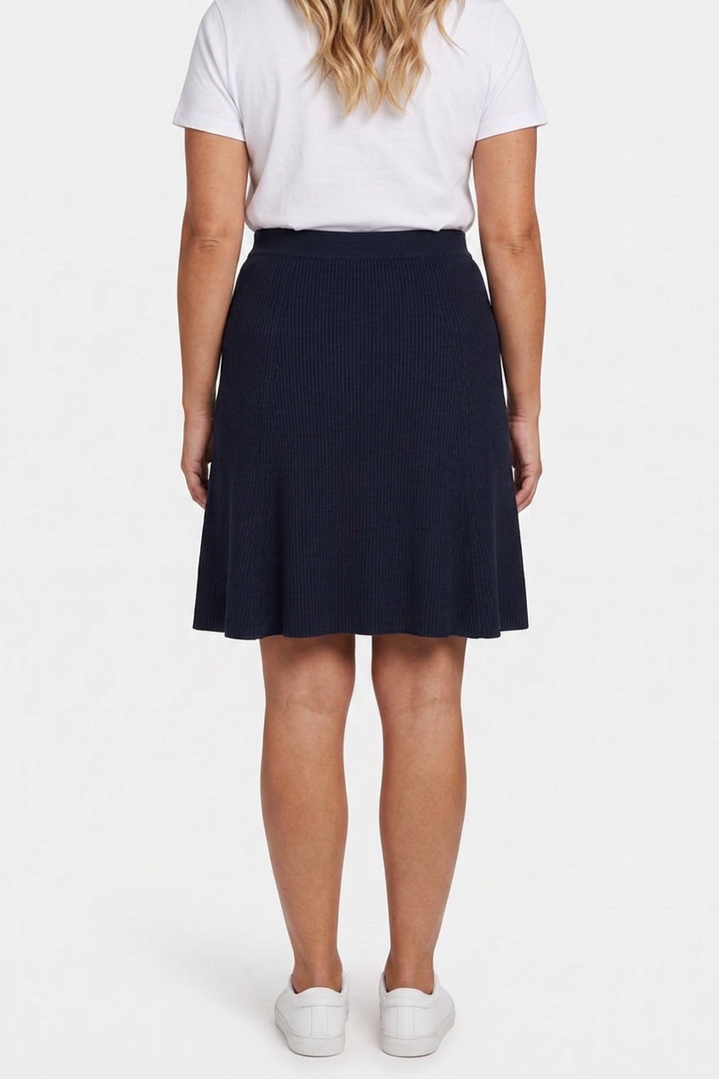 KNITTED SKIRT BLUE 2