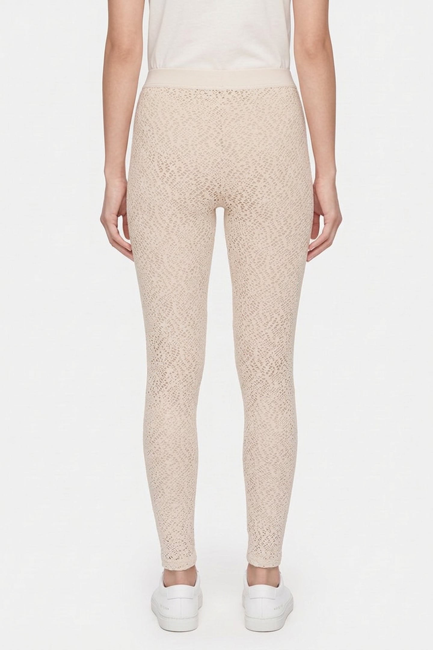ODELLE LACE LEGGINGS BEIGE 2