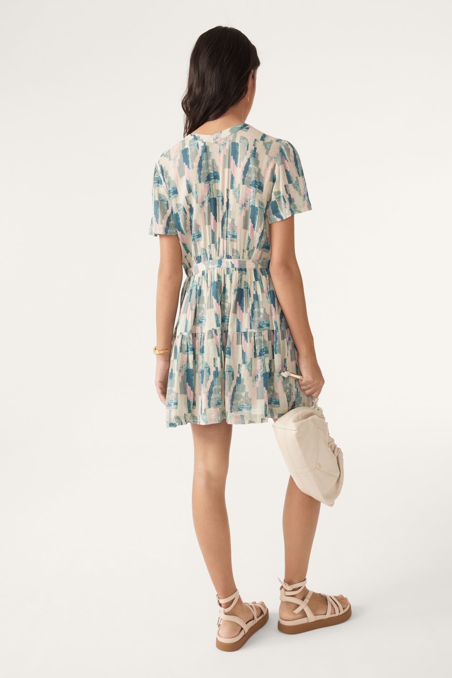 MINI DRESS TURQUOISE 2